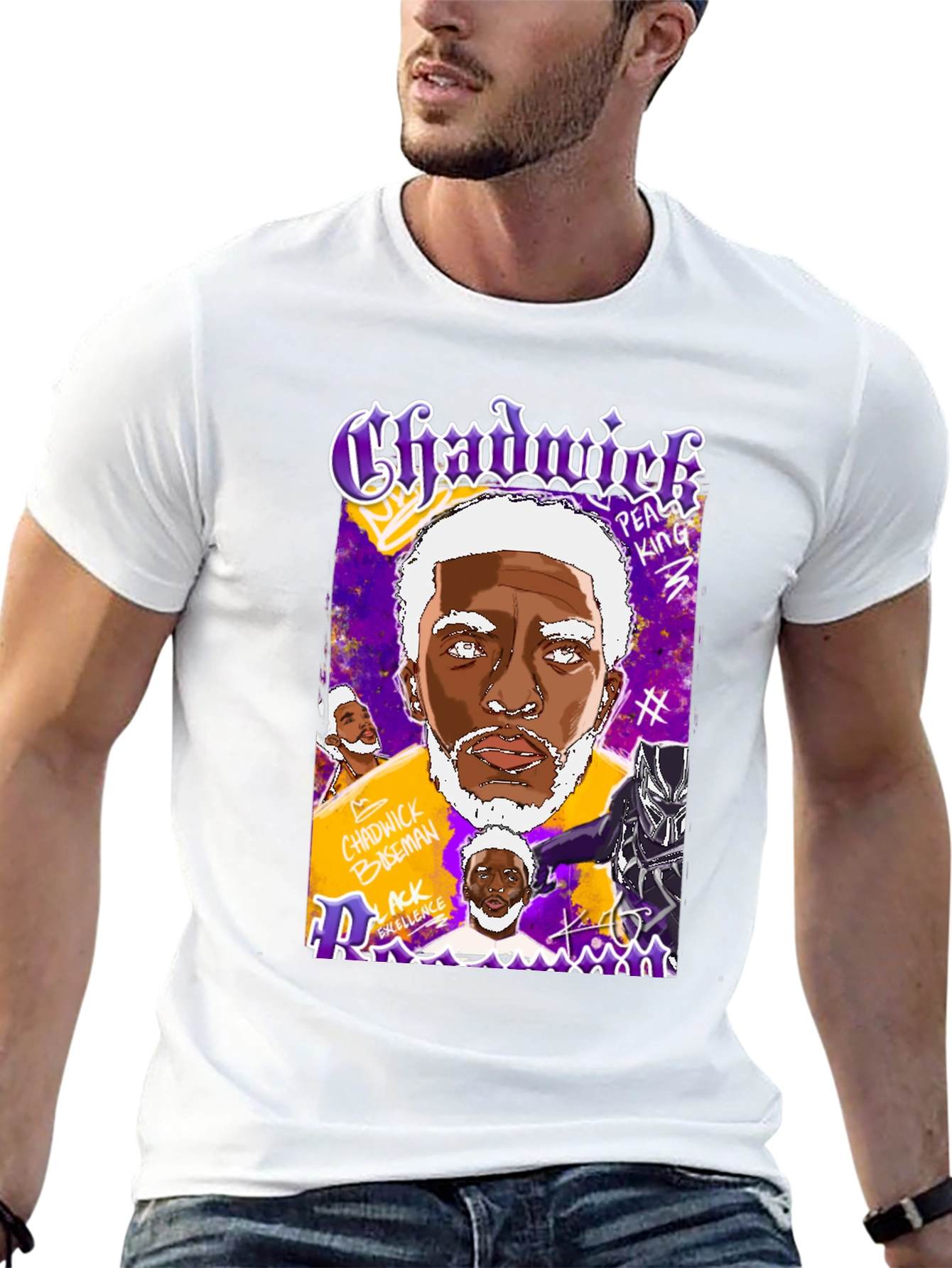 Chadwick Boseman Tribute T-Shirt - Black Panther