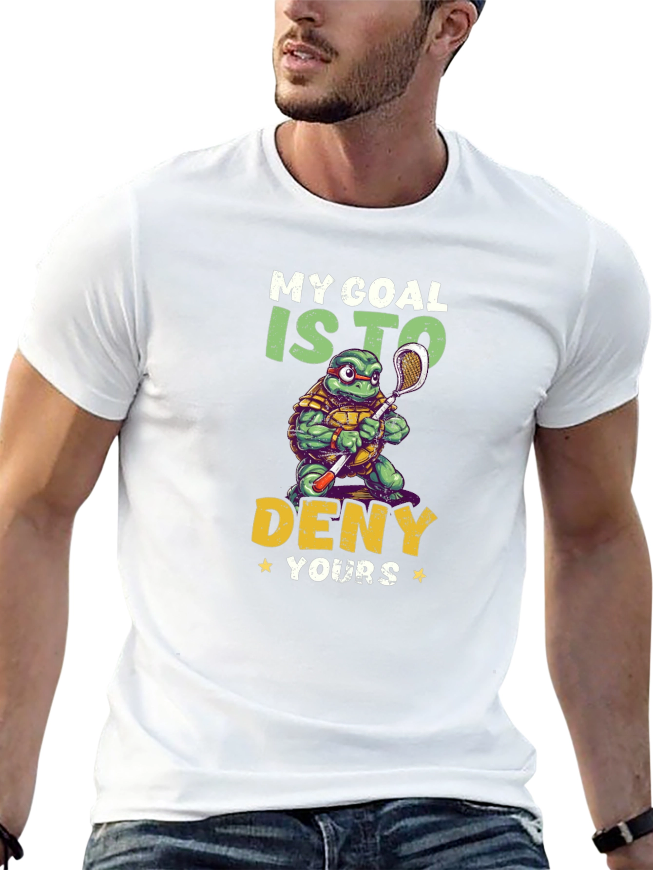 Lacrosse Turtle T-Shirt - Deny Your Goal!