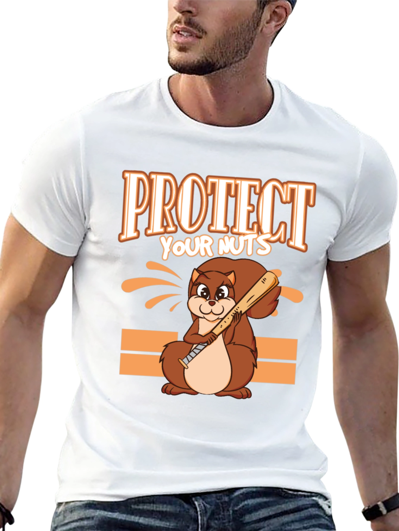 Protect Your Nuts T-Shirt - Funny Squirrel Tee
