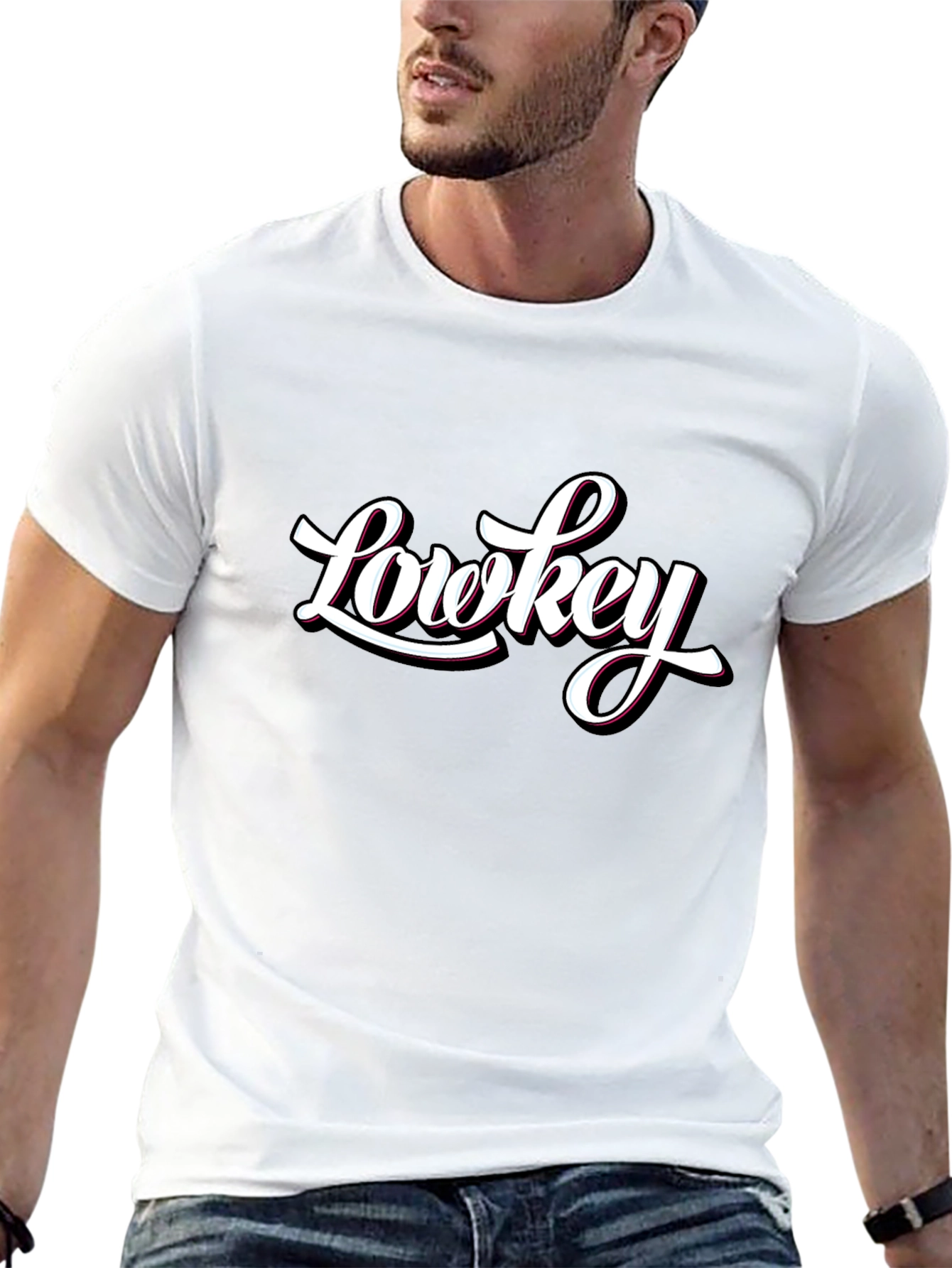 Lowkey Black T-Shirt - Casual Style