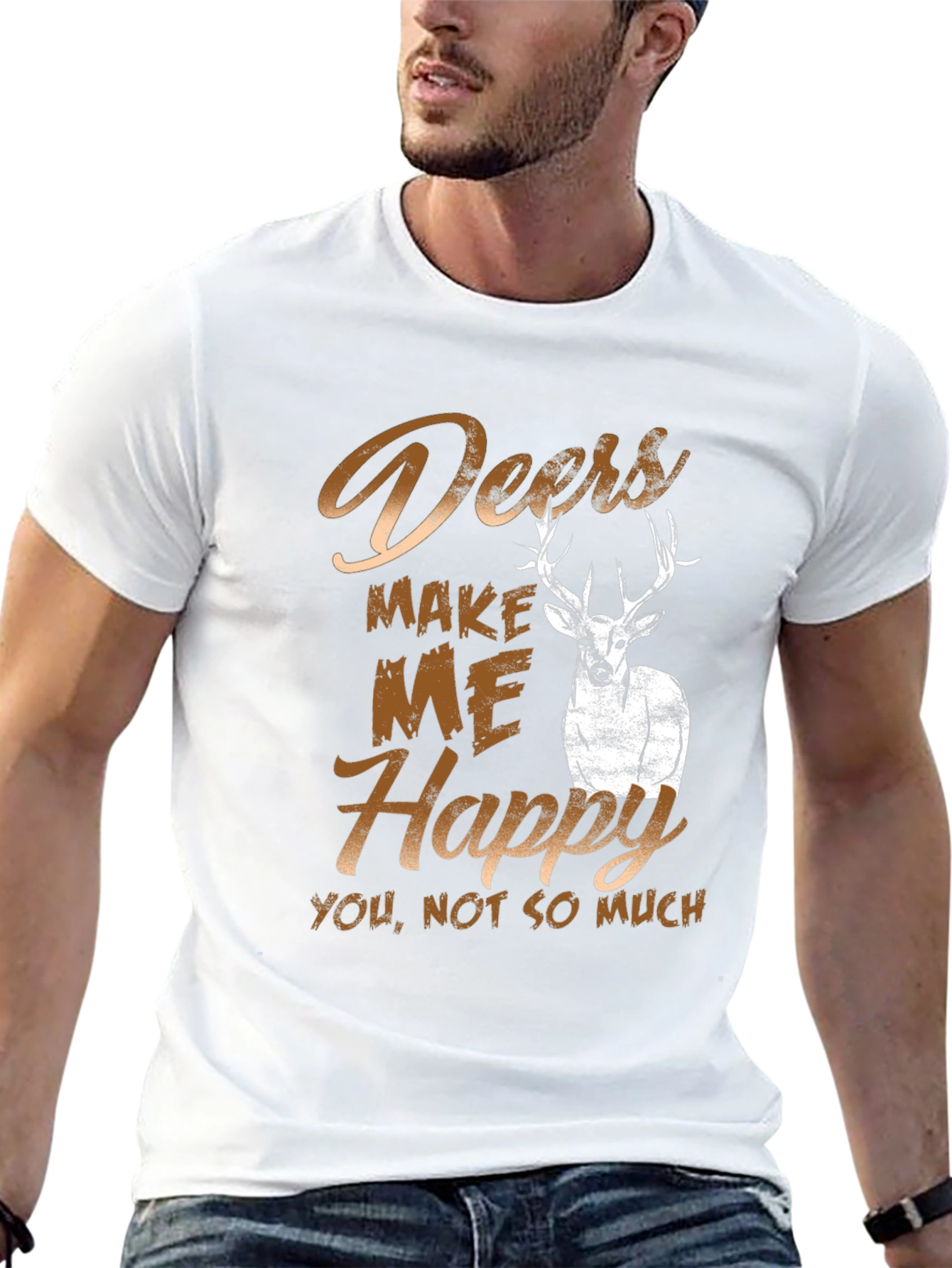 Deers Make Me Happy T-Shirt