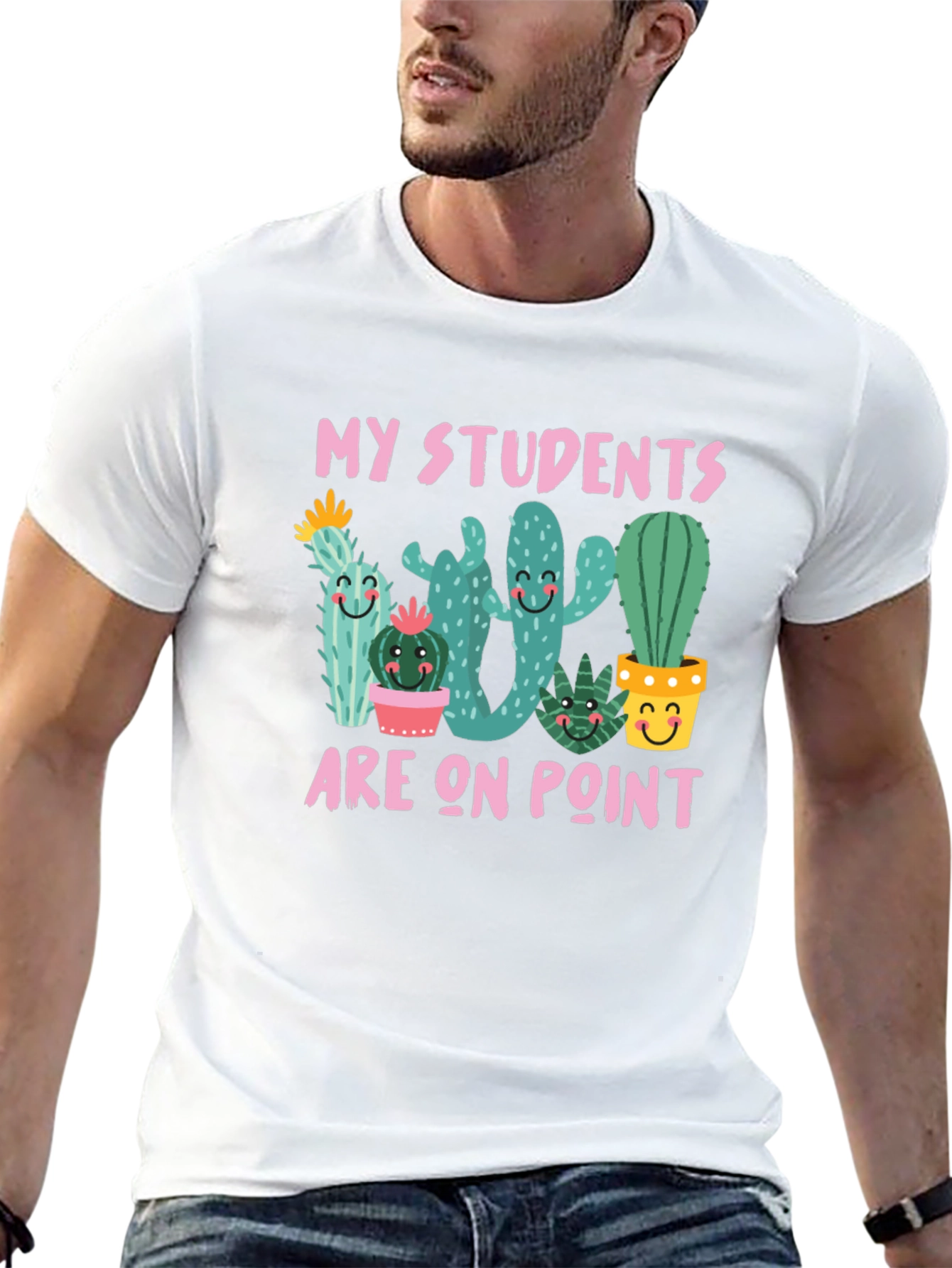 My Students Are On Point Cactus Teacher T-Shirt