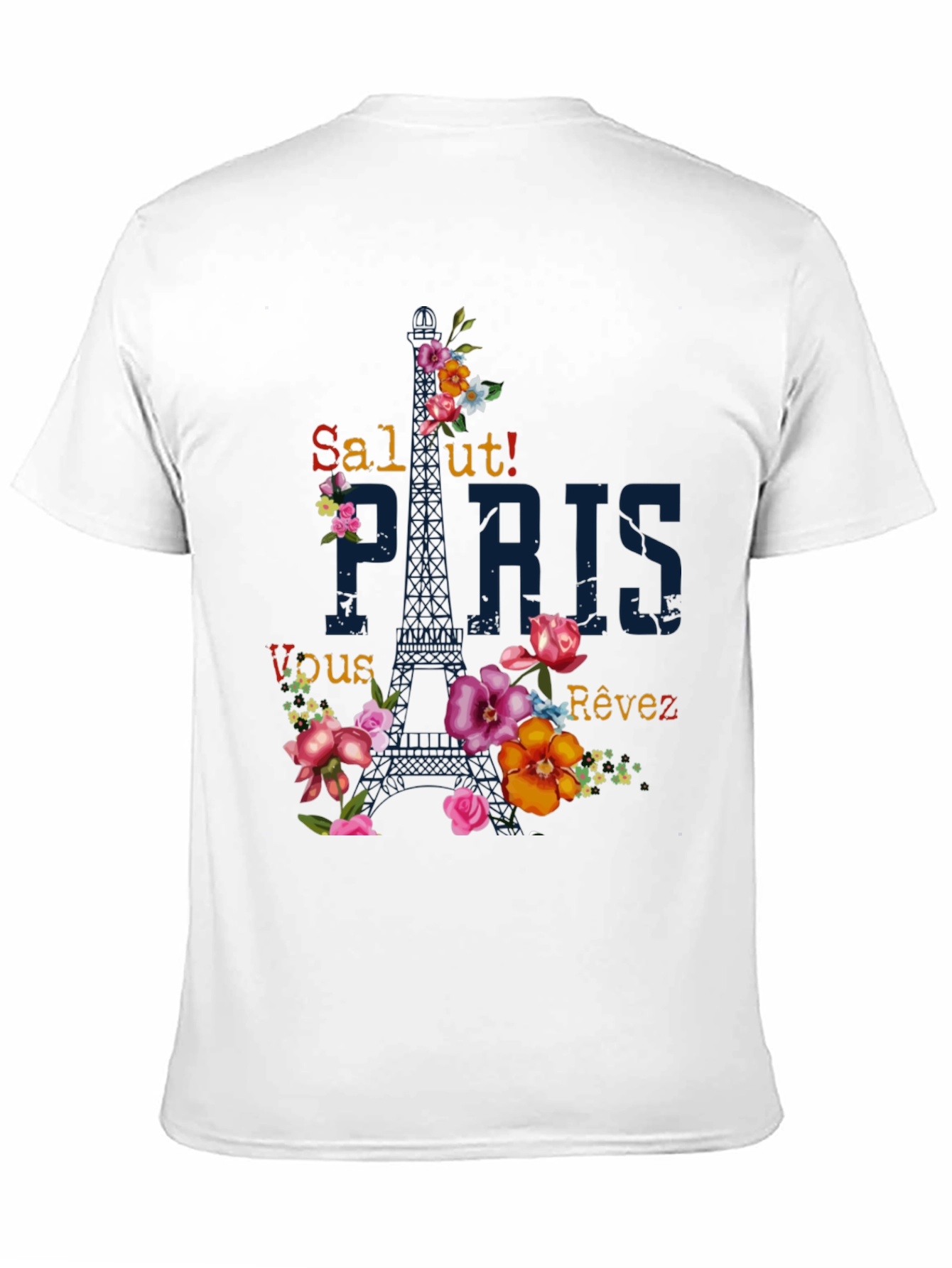 Paris Floral Graphic T-Shirt