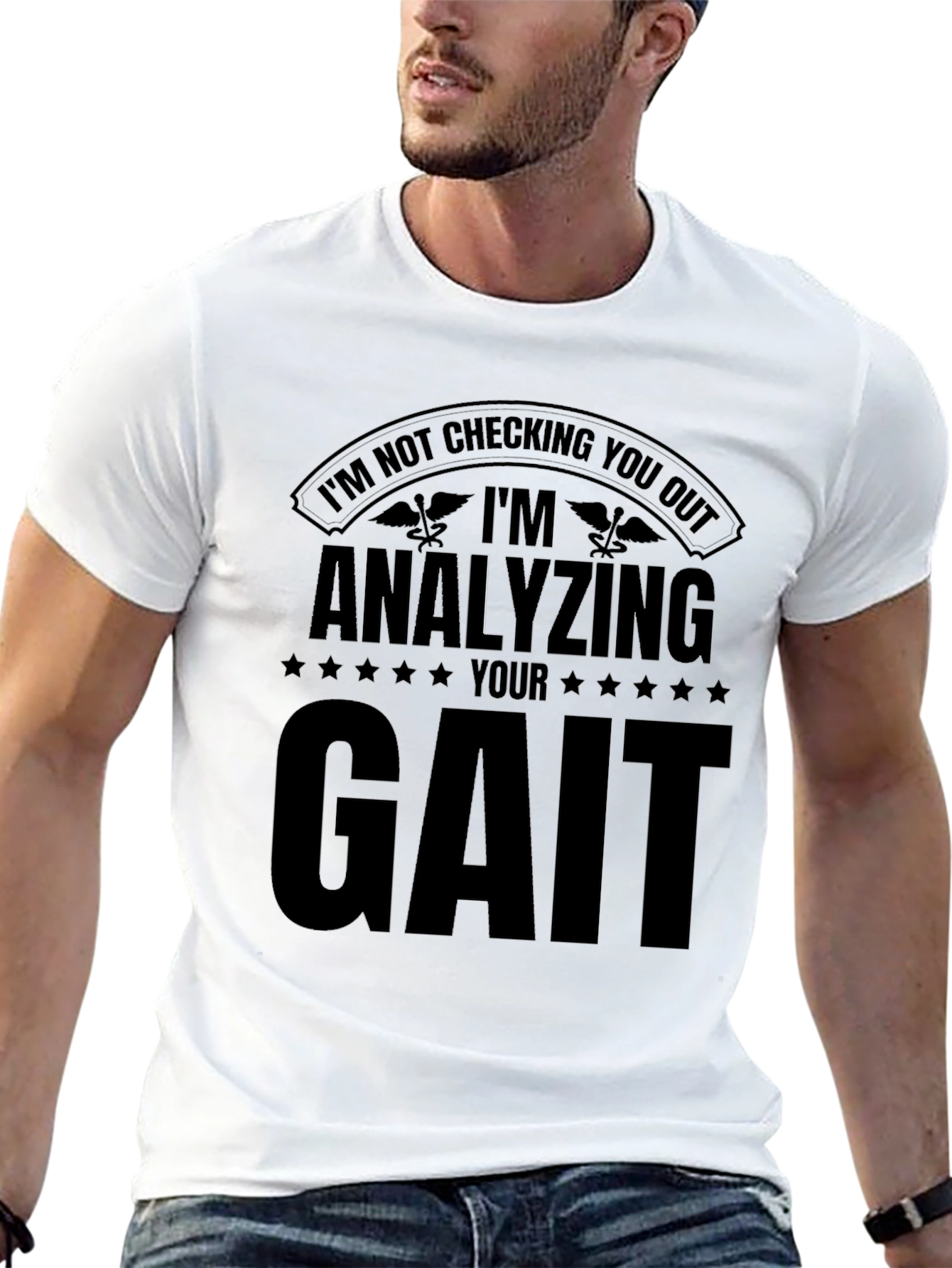 Analyzing Your Gait T-Shirt - Funny Physical Therapy Tee
