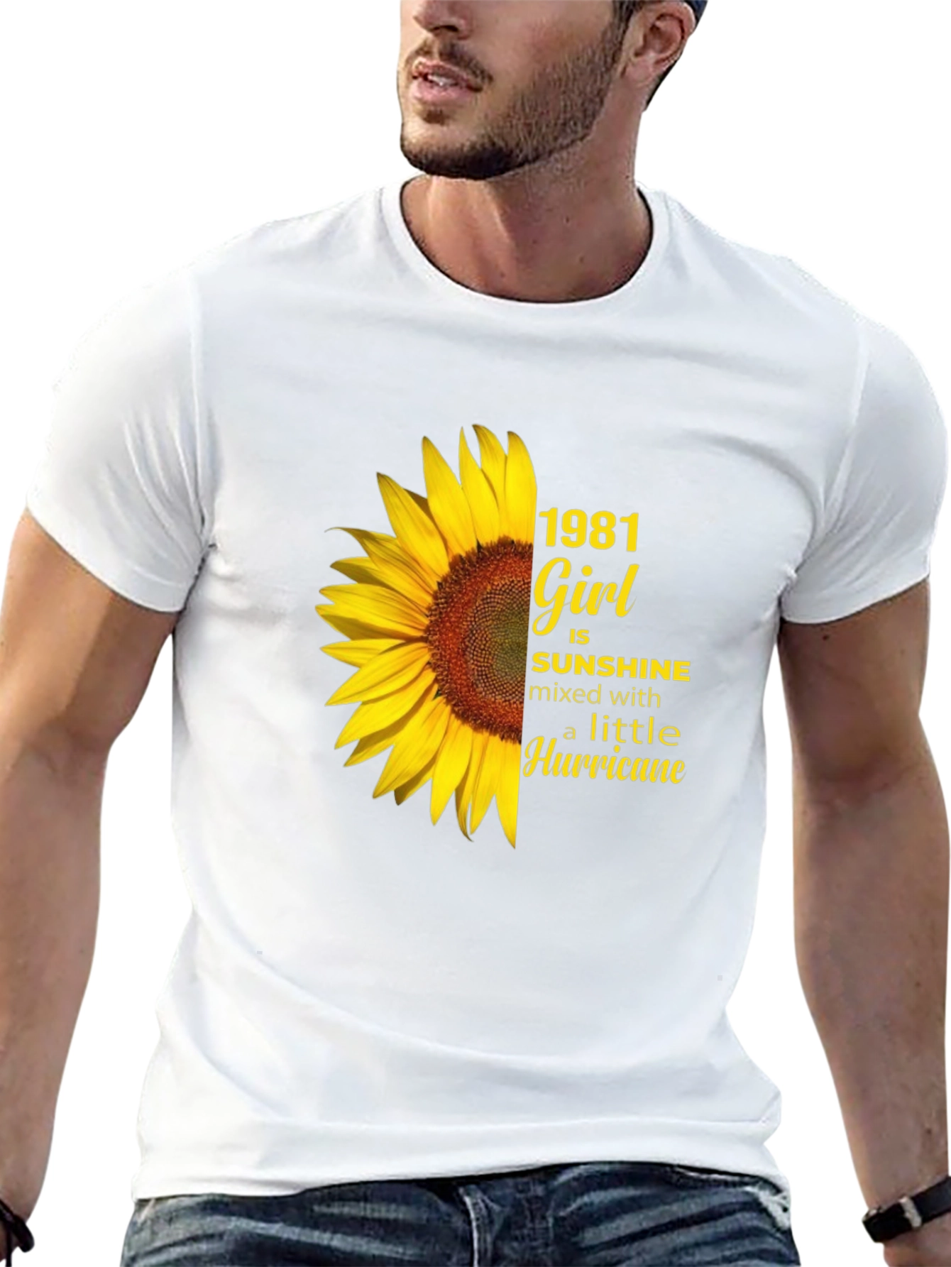1981 Girl Sunflower Graphic Tee