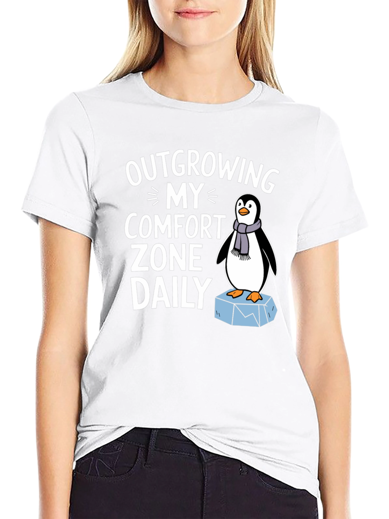 Outgrowing My Comfort Zone Daily Penguin T-Shirt