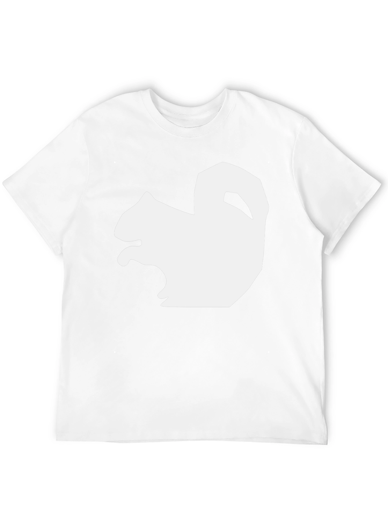 Squirrel Graphic Tee - Black Cotton Blend Shirt