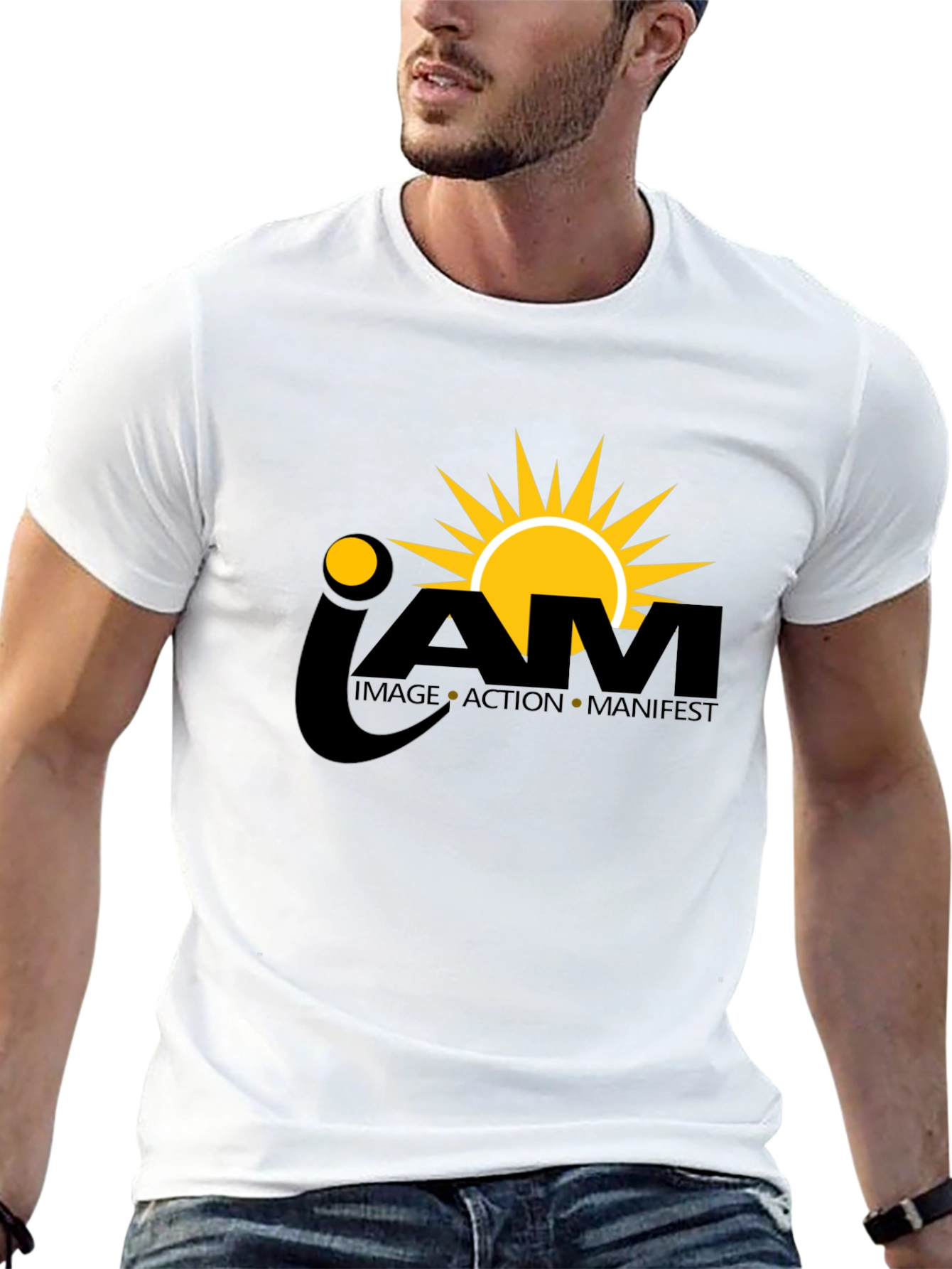 IAM Image Action Manifest Black T-Shirt