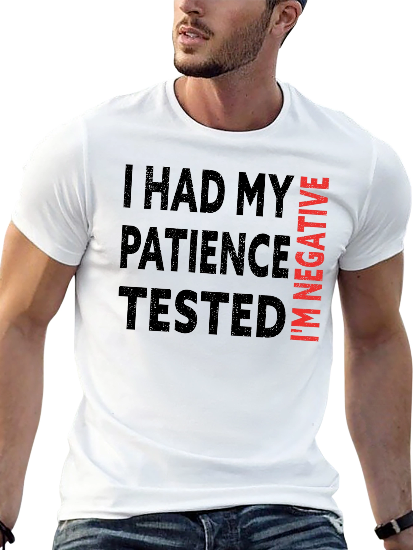 Humorous Patience Tested Graphic Tee
