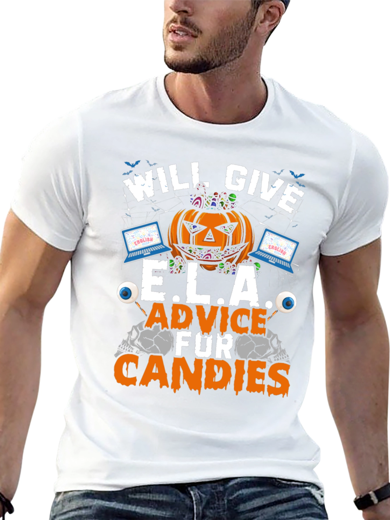 Will Give E.L.A. Advice for Candies Halloween T-Shirt