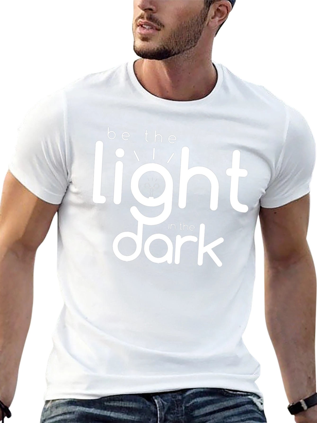 Be the Light T-Shirt - Motivational Graphic Tee