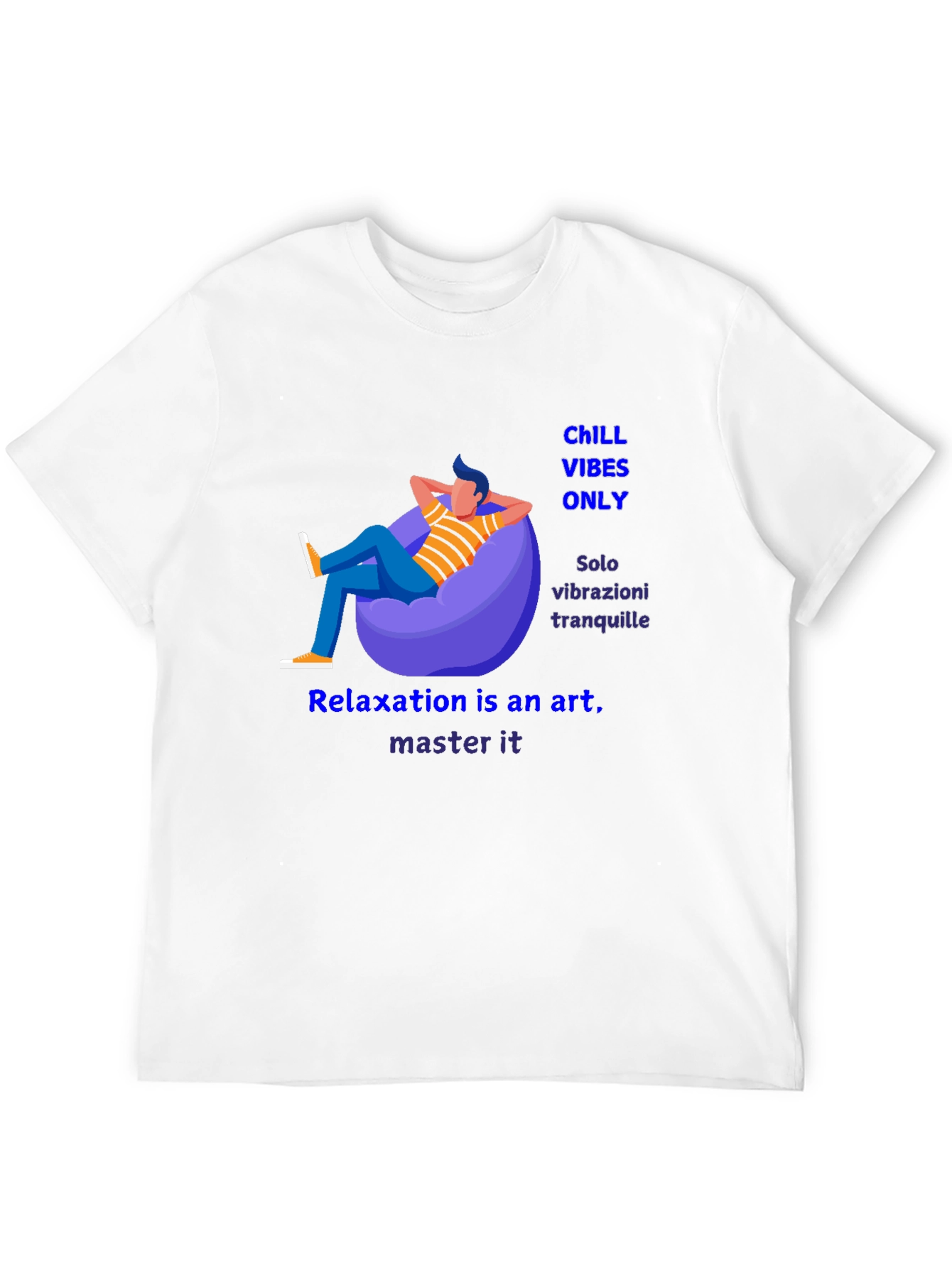 Chill Vibes Relaxation Graphic Tee