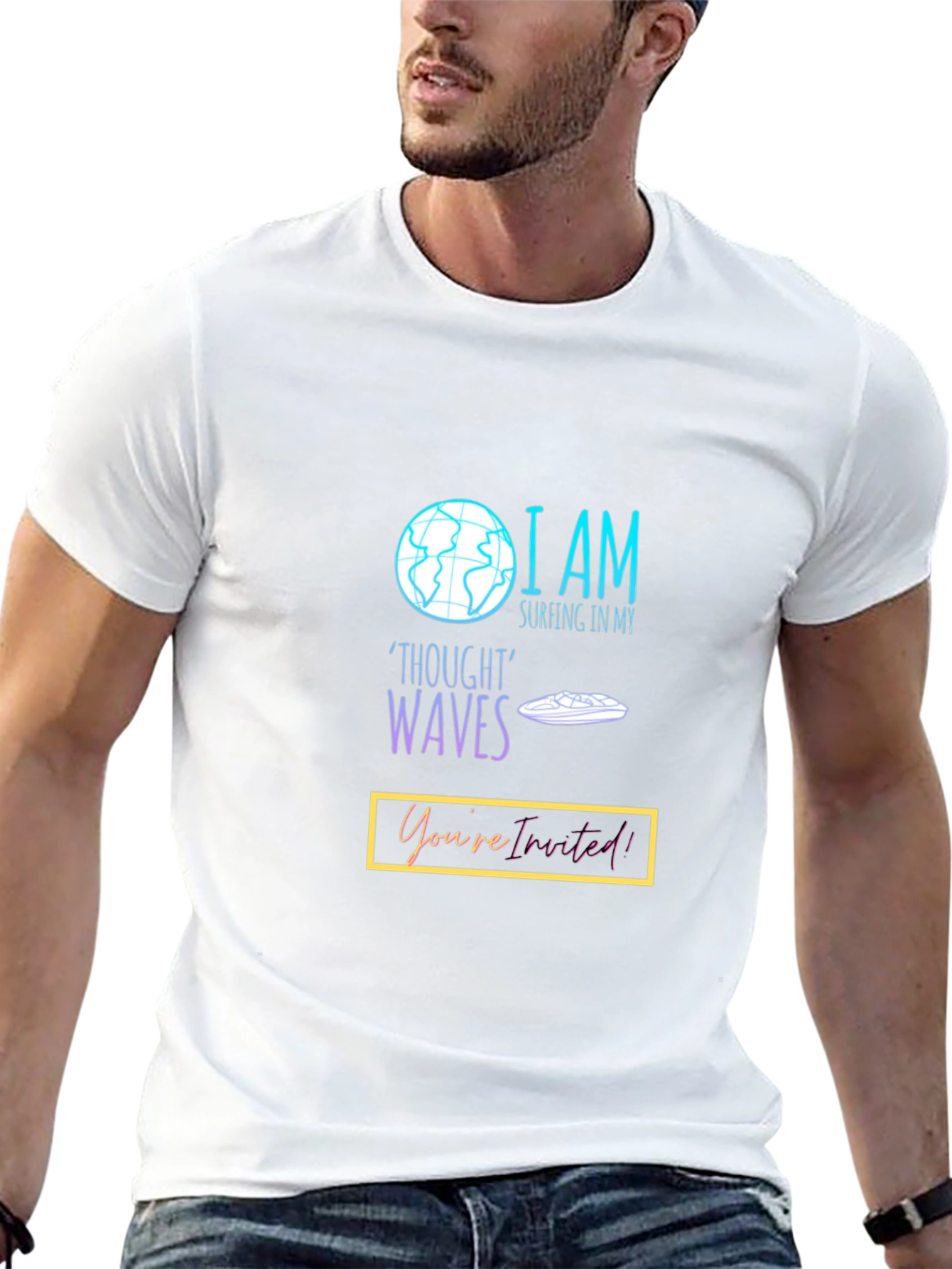 Surfing Thought Waves T-Shirt