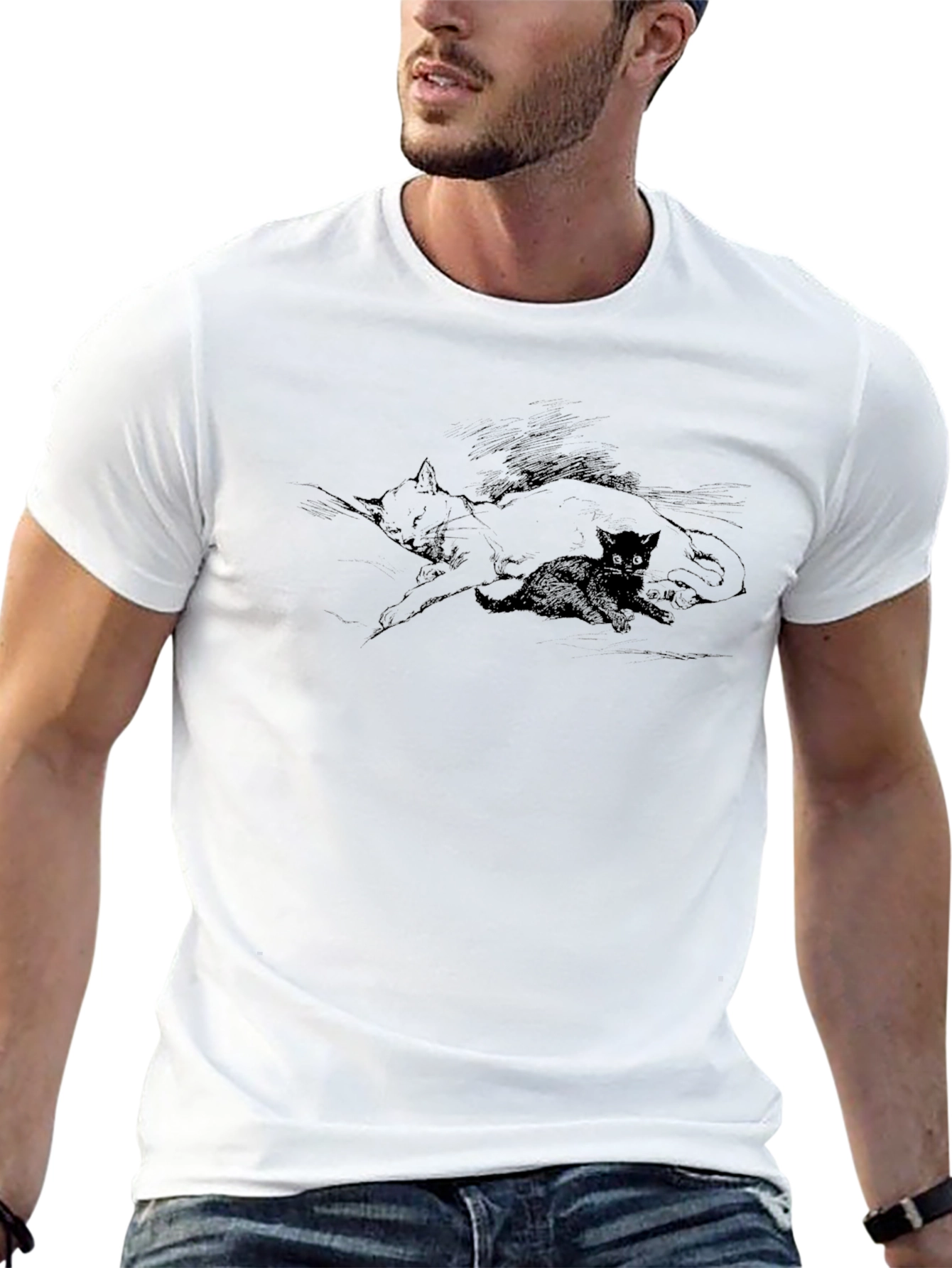Black Cat Nap T-Shirt