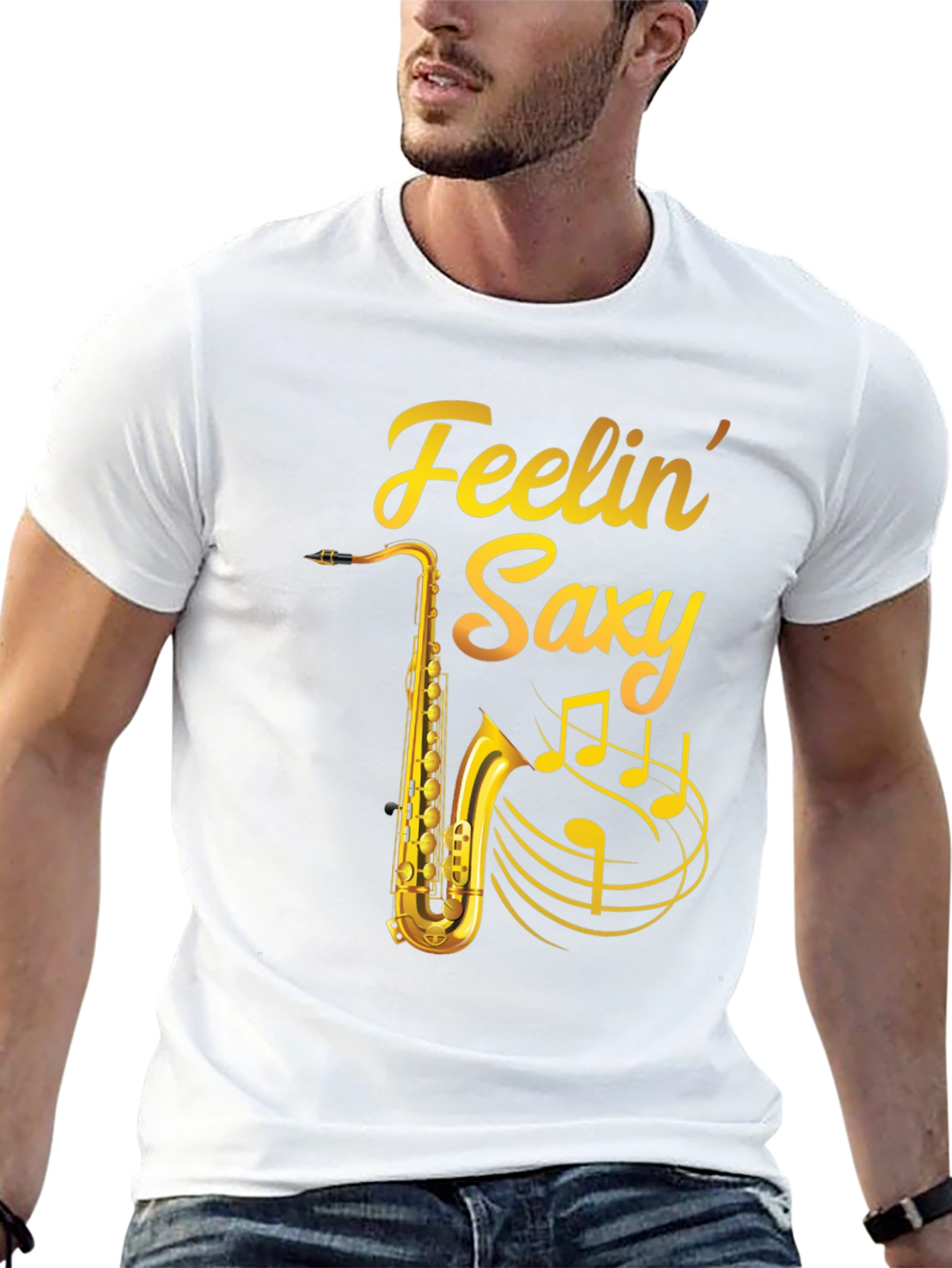 Feelin Saxy T-Shirt - Musicians Tee