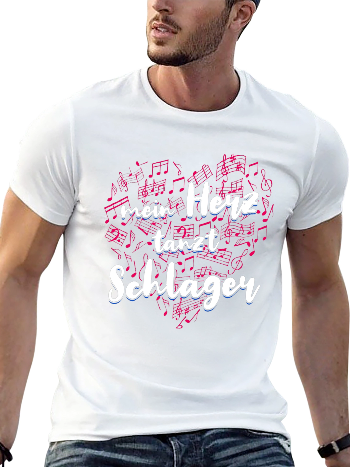 Mein Herz Tanzt Schlager Graphic T-Shirt
