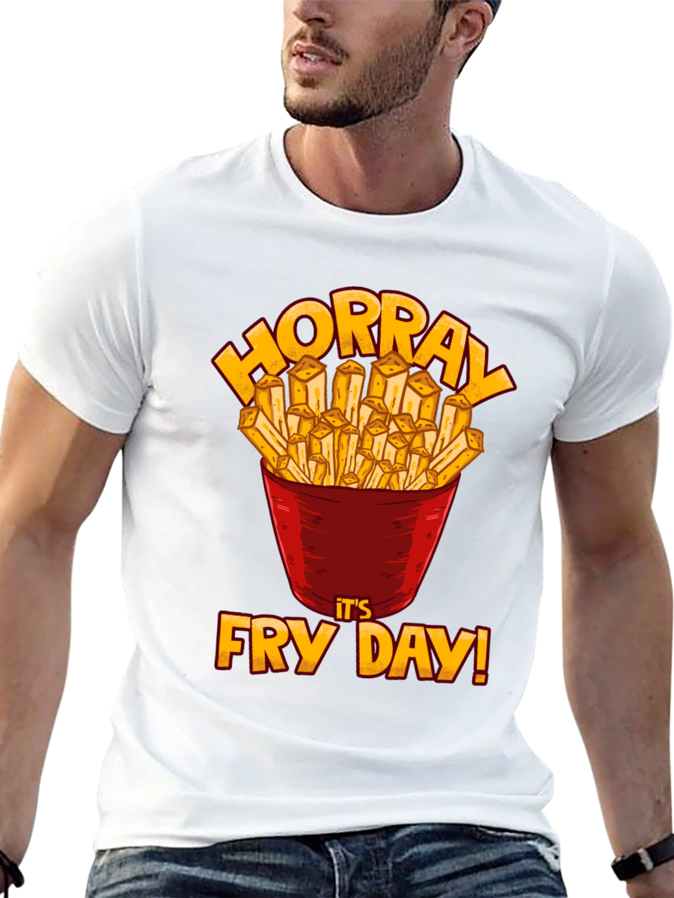 Hooray Fry Day Graphic T-Shirt
