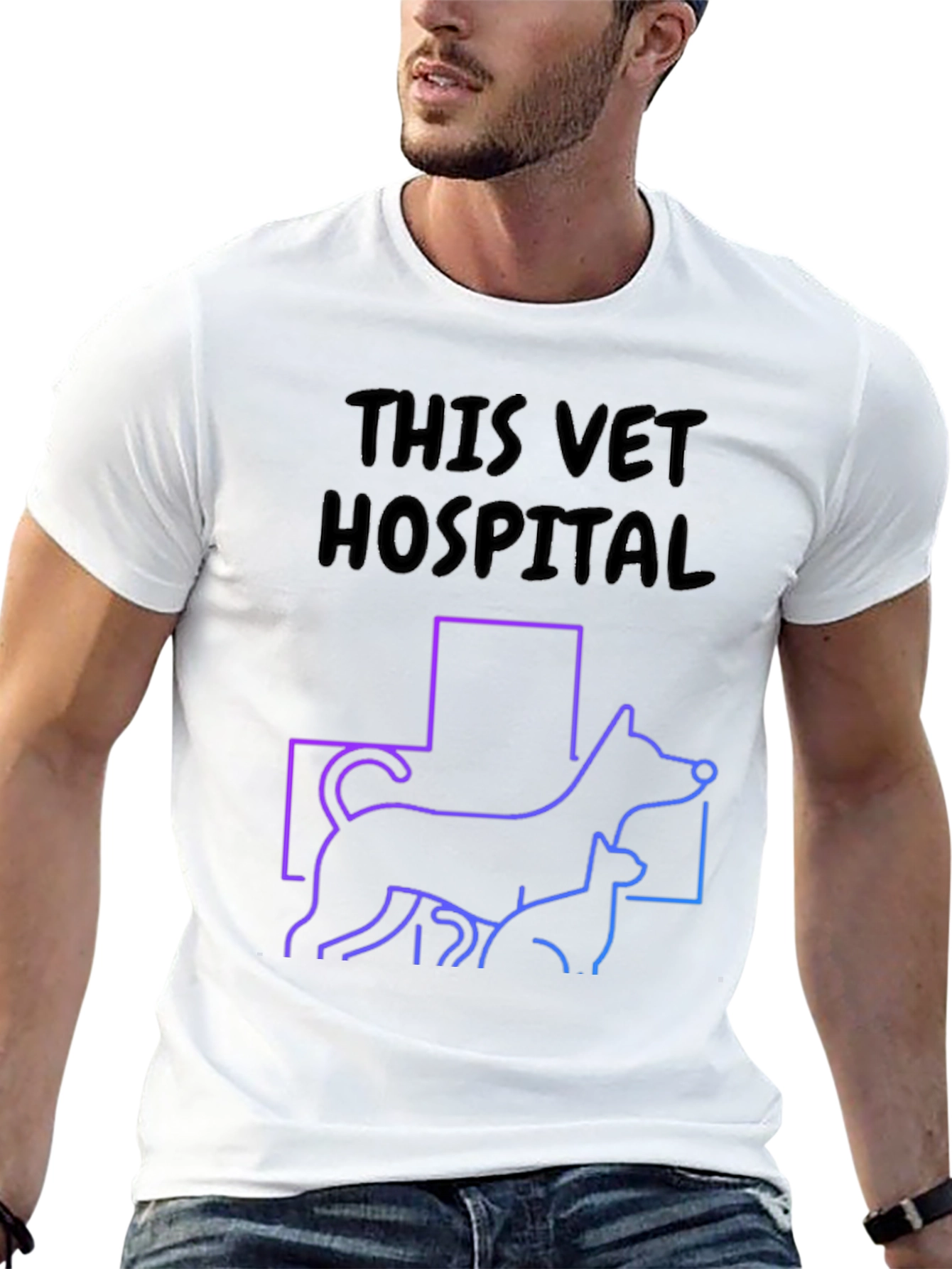 Vet Hospital Graphic T-Shirt