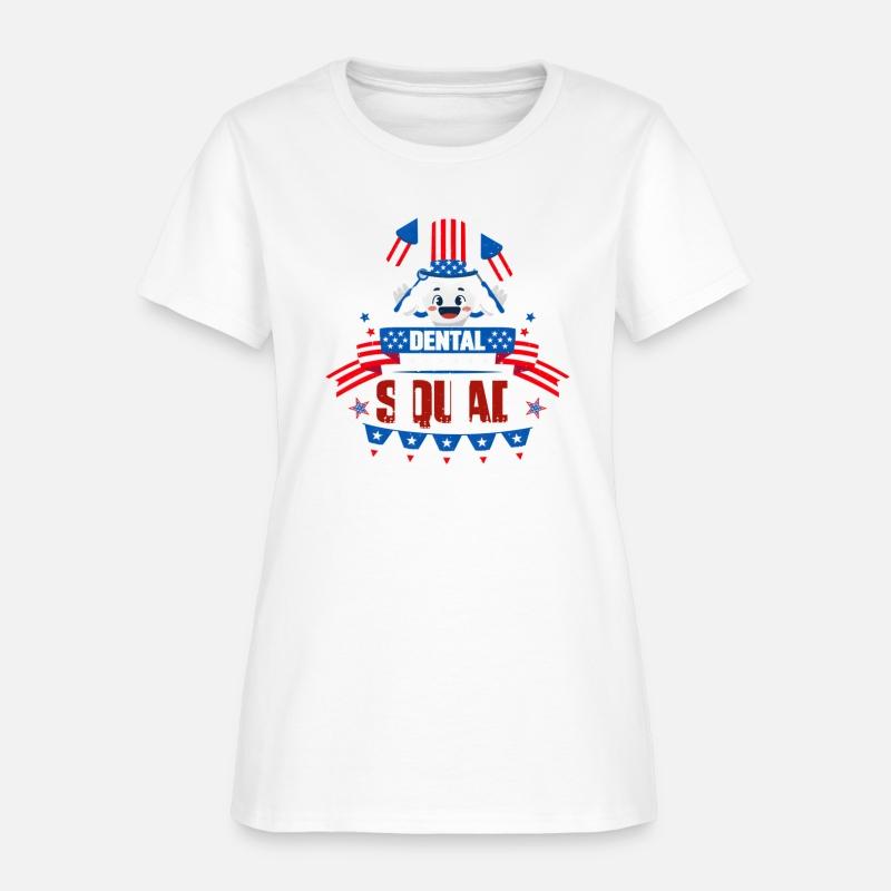 005409 4Th Of July Dentist American Patriotic Dent