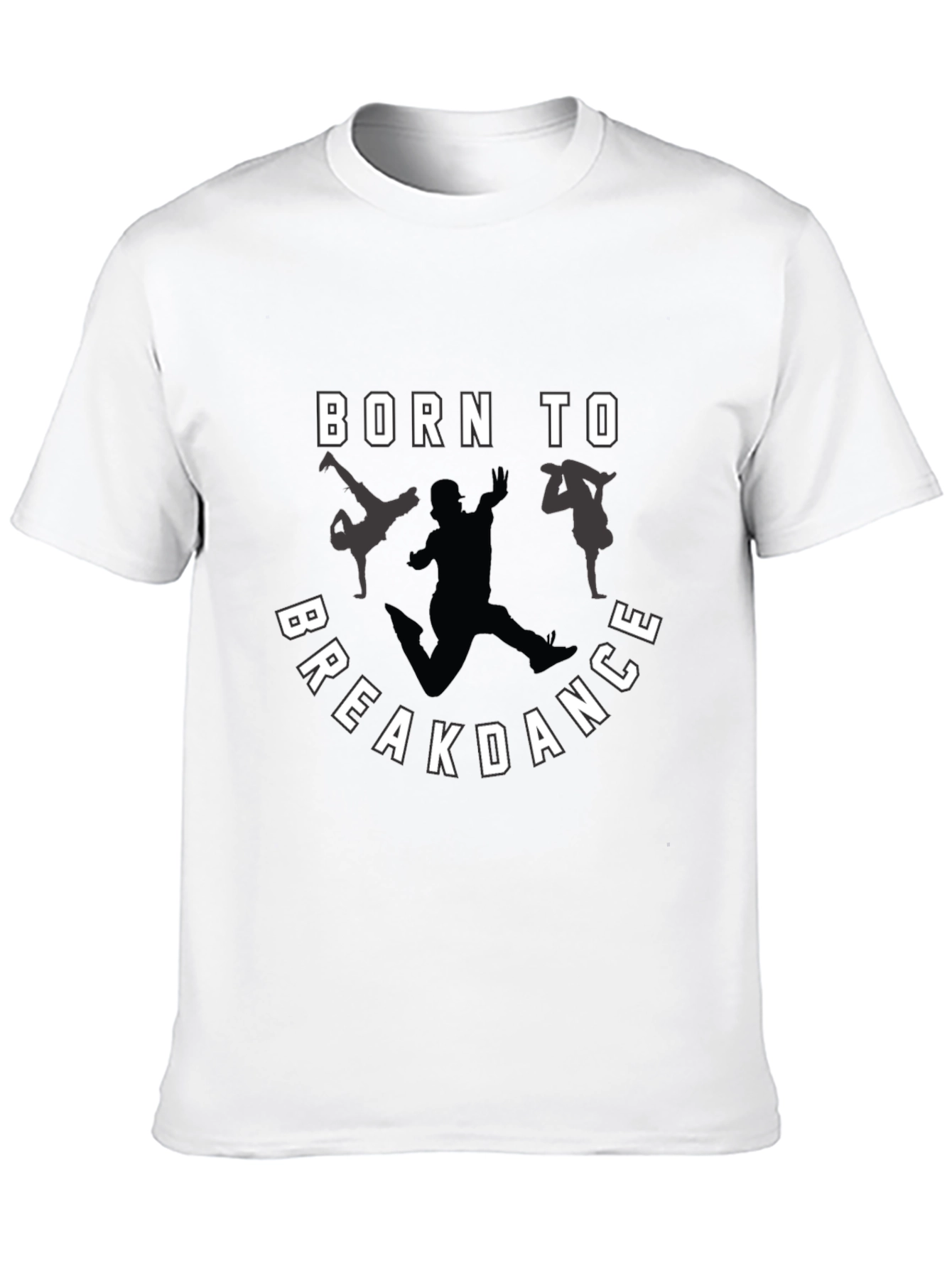 Born to Breakdance Graphic Tee - Black