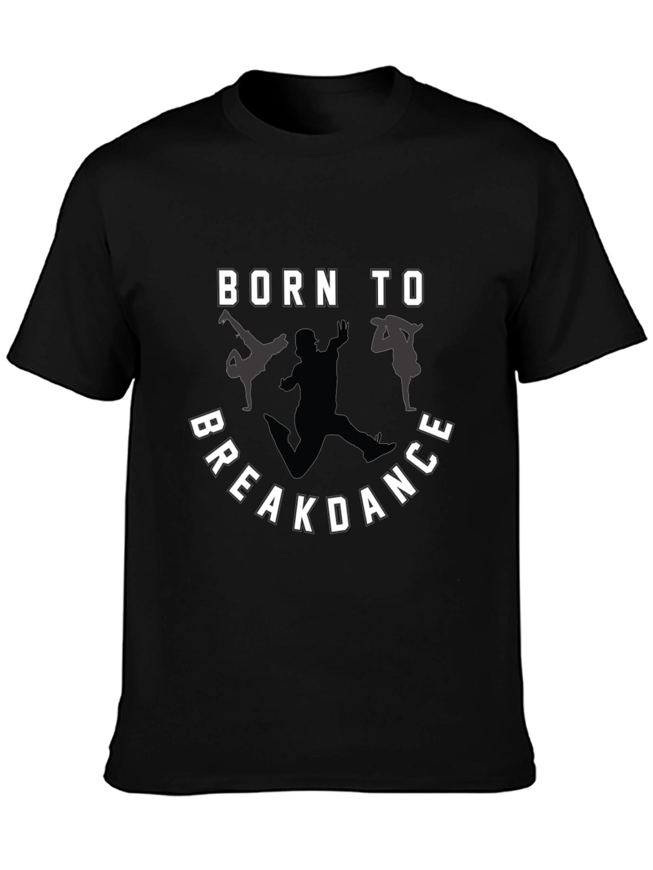 Born to Breakdance Graphic Tee - Black