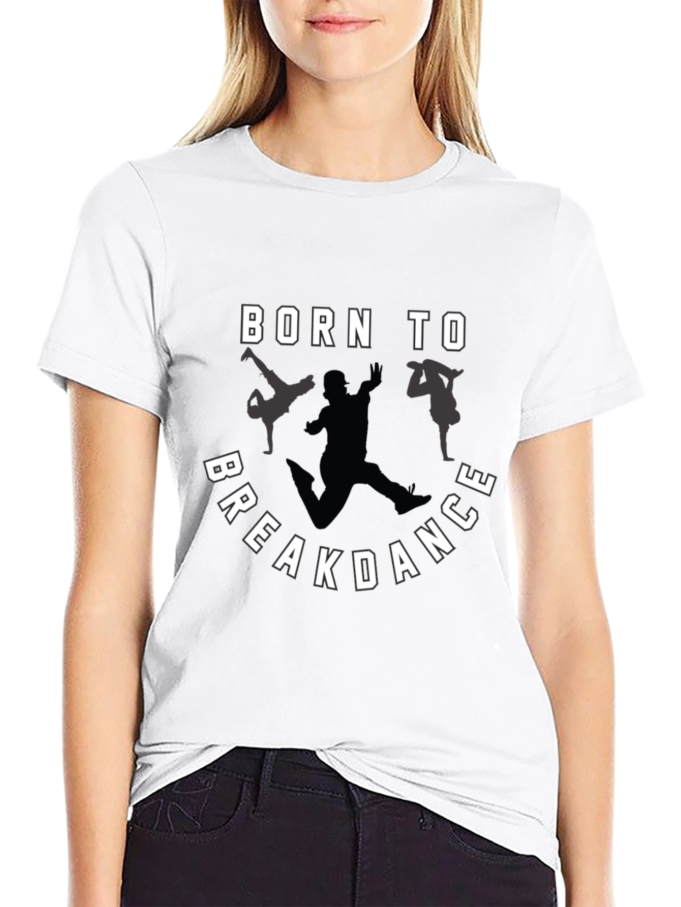 Born to Breakdance Graphic Tee - Black