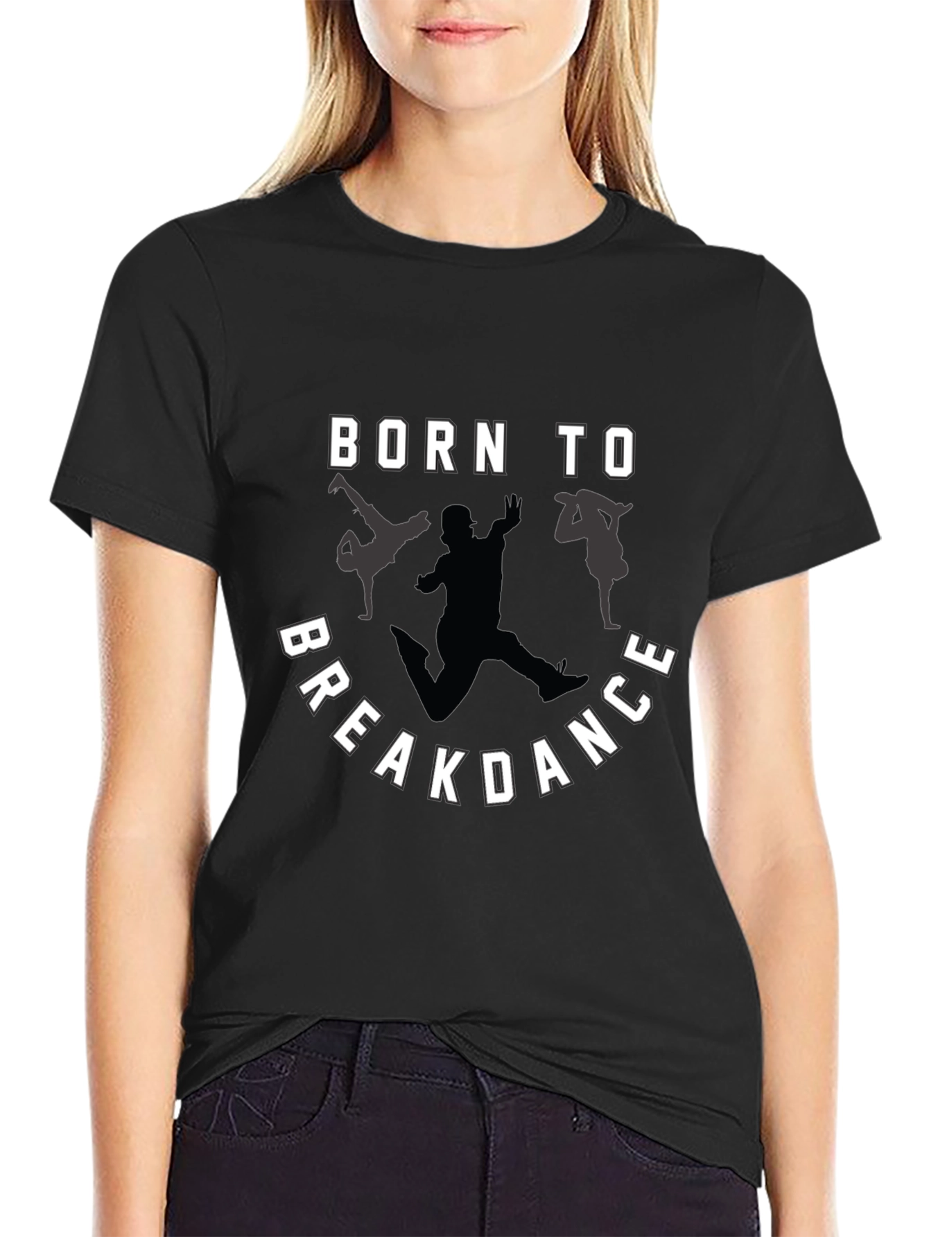 Born to Breakdance Graphic Tee - Black