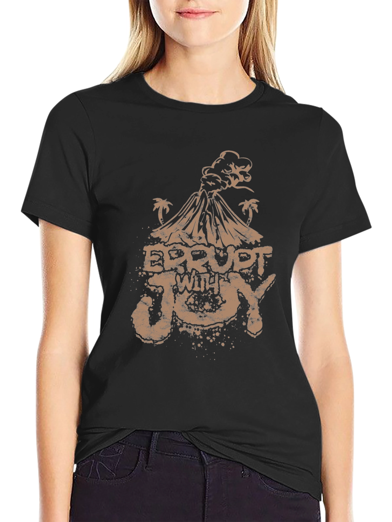 Erupt With Joy T-Shirt - Volcano Graphic Tee
