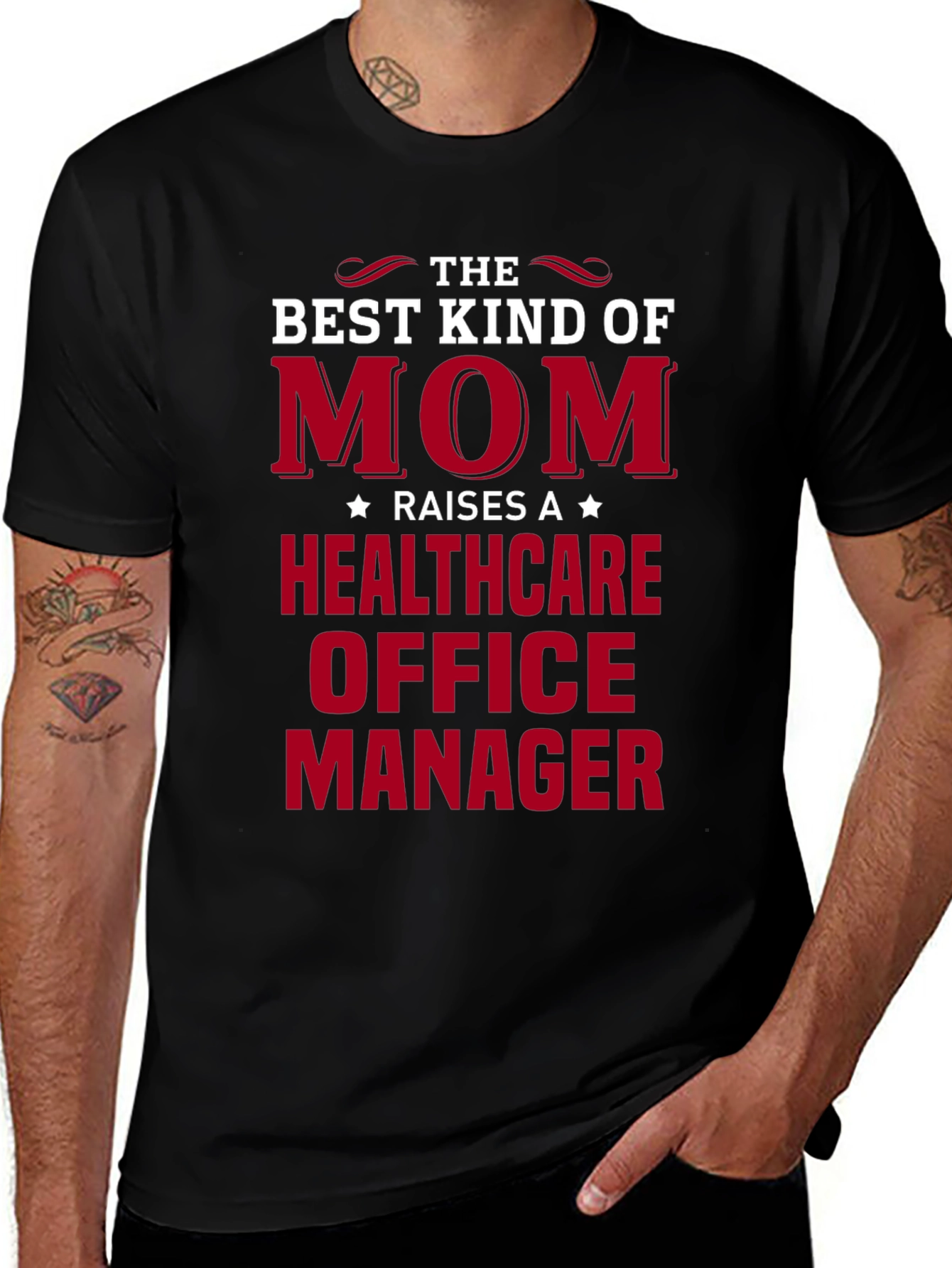 Healthcare Office Manager Mom T-Shirt