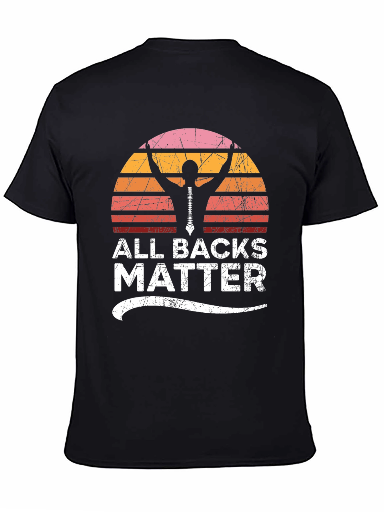 All Backs Matter T-Shirt - Chiropractic Support Tee