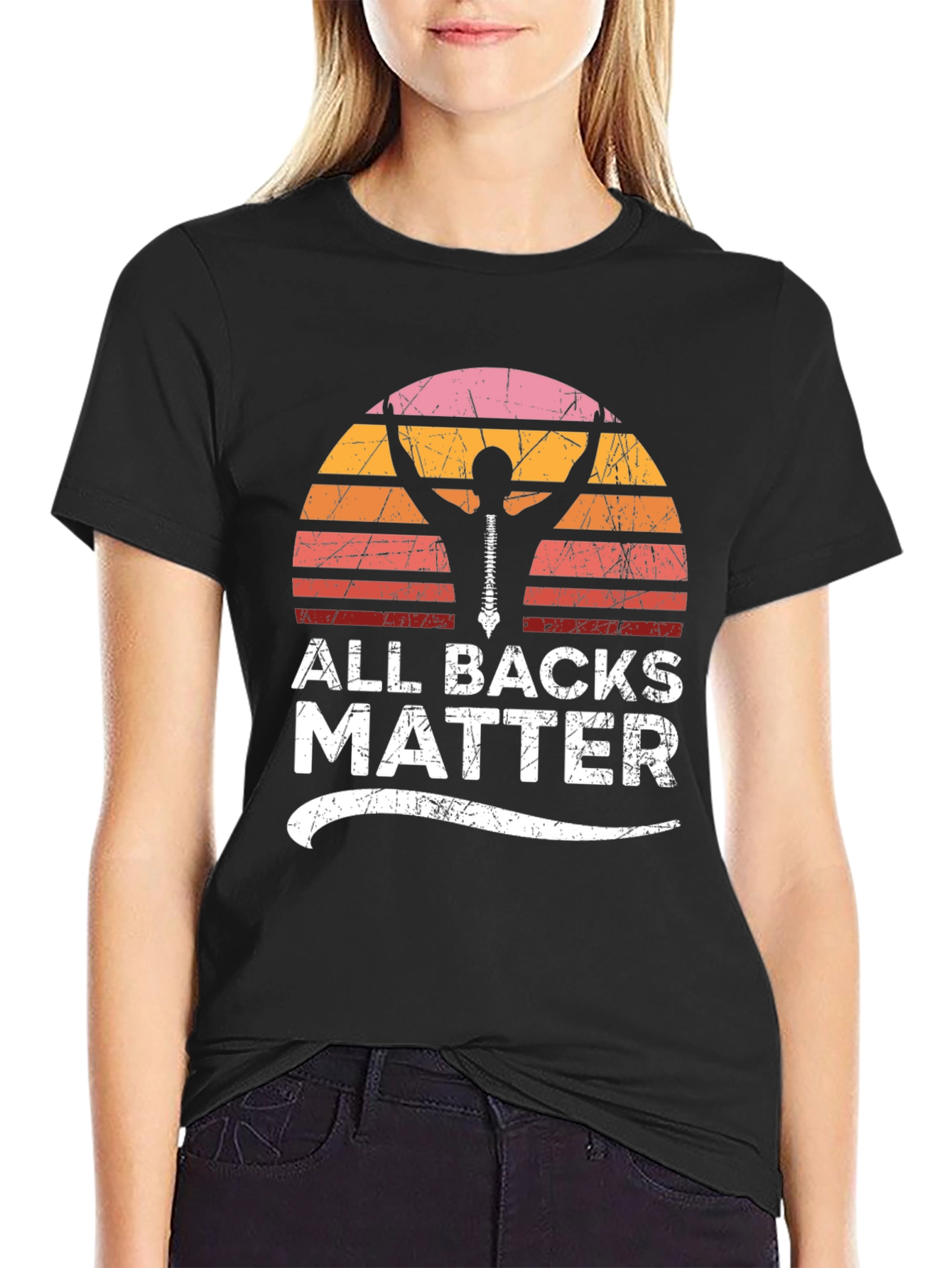 All Backs Matter T-Shirt - Chiropractic Support Tee
