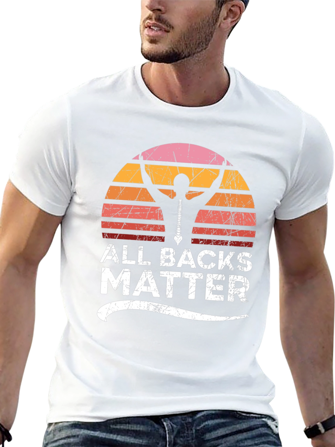 All Backs Matter T-Shirt - Chiropractic Support Tee