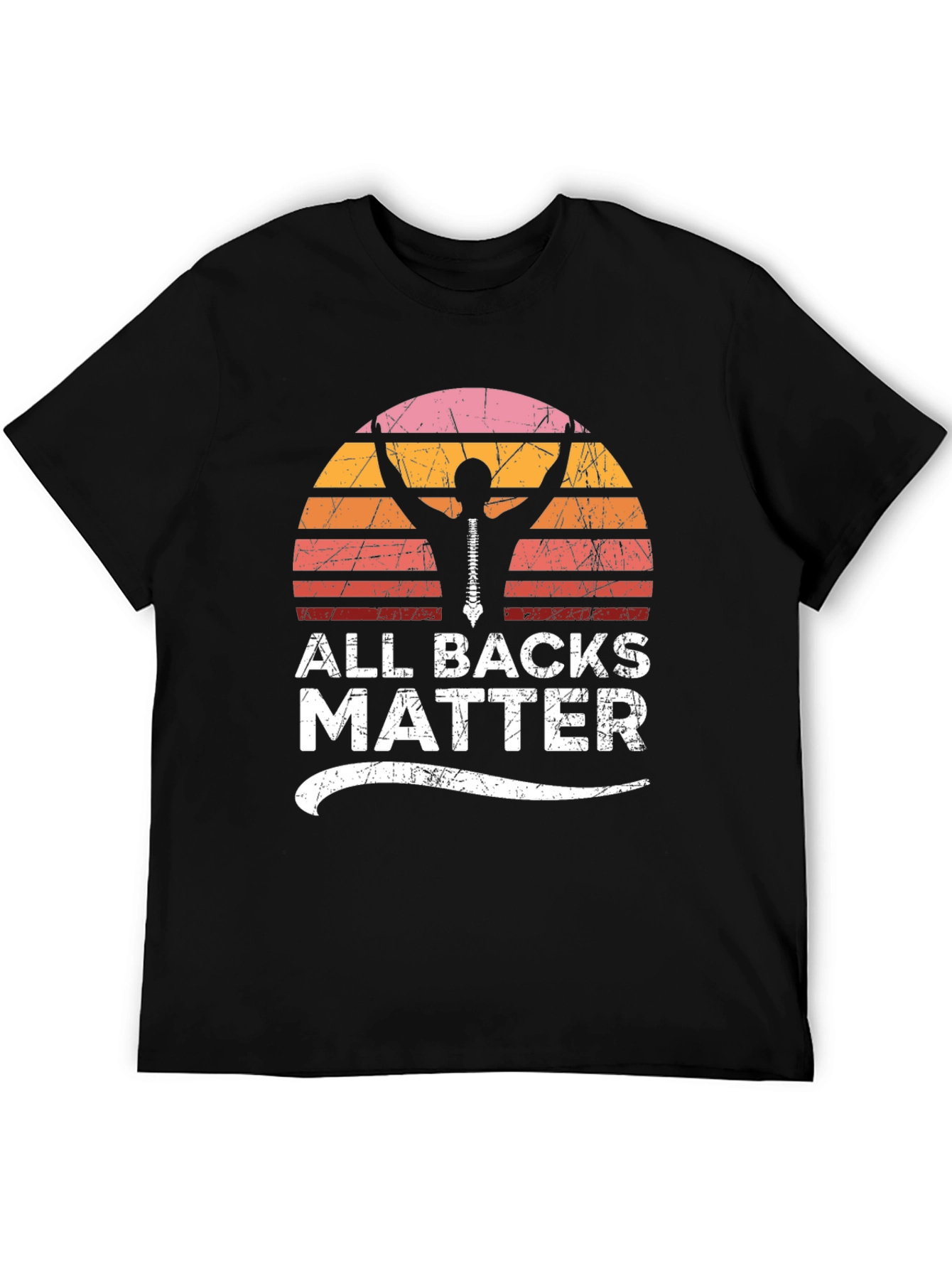 All Backs Matter T-Shirt - Chiropractic Support Tee