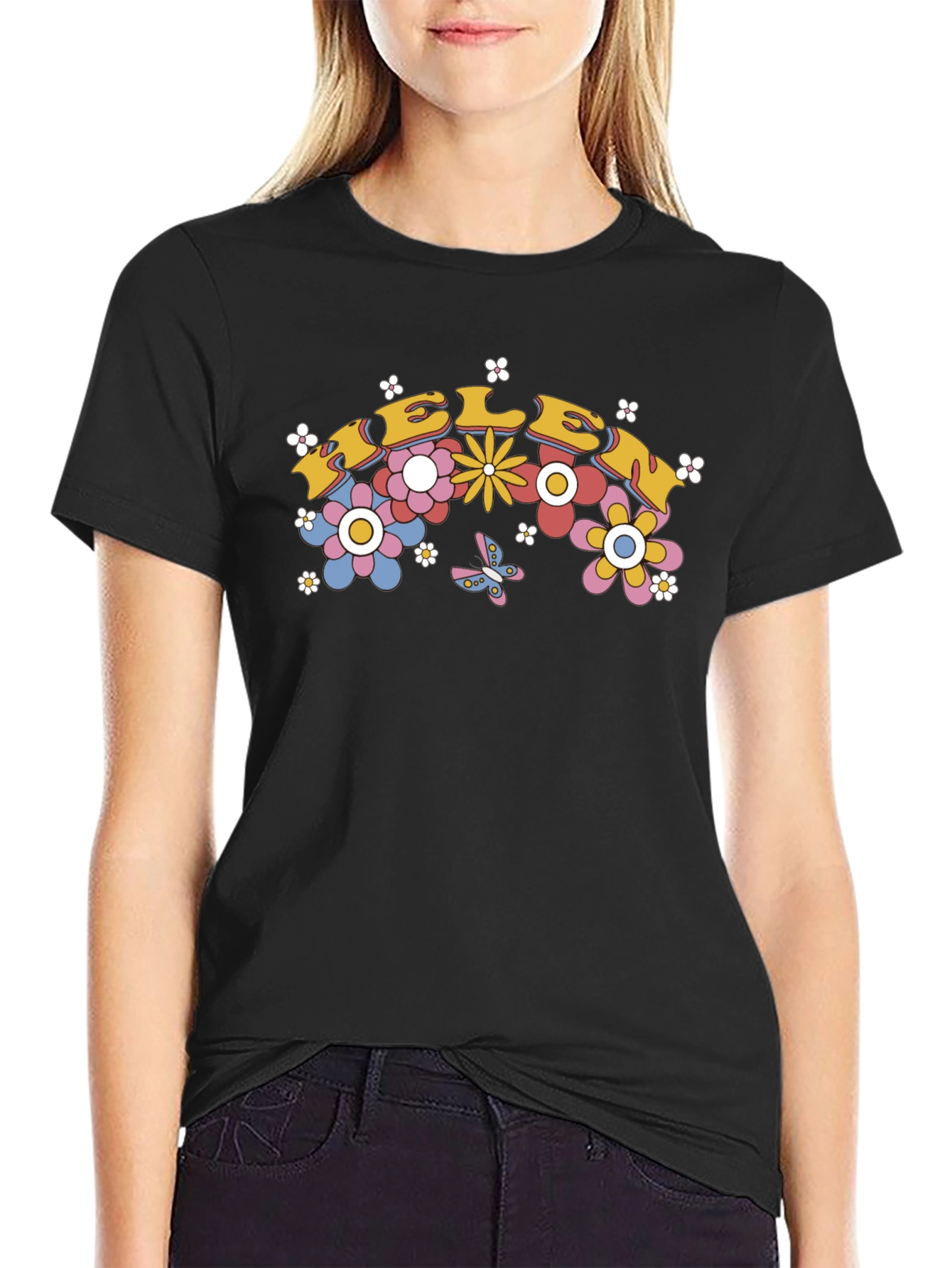 Retro Floral Eleven Graphic Tee