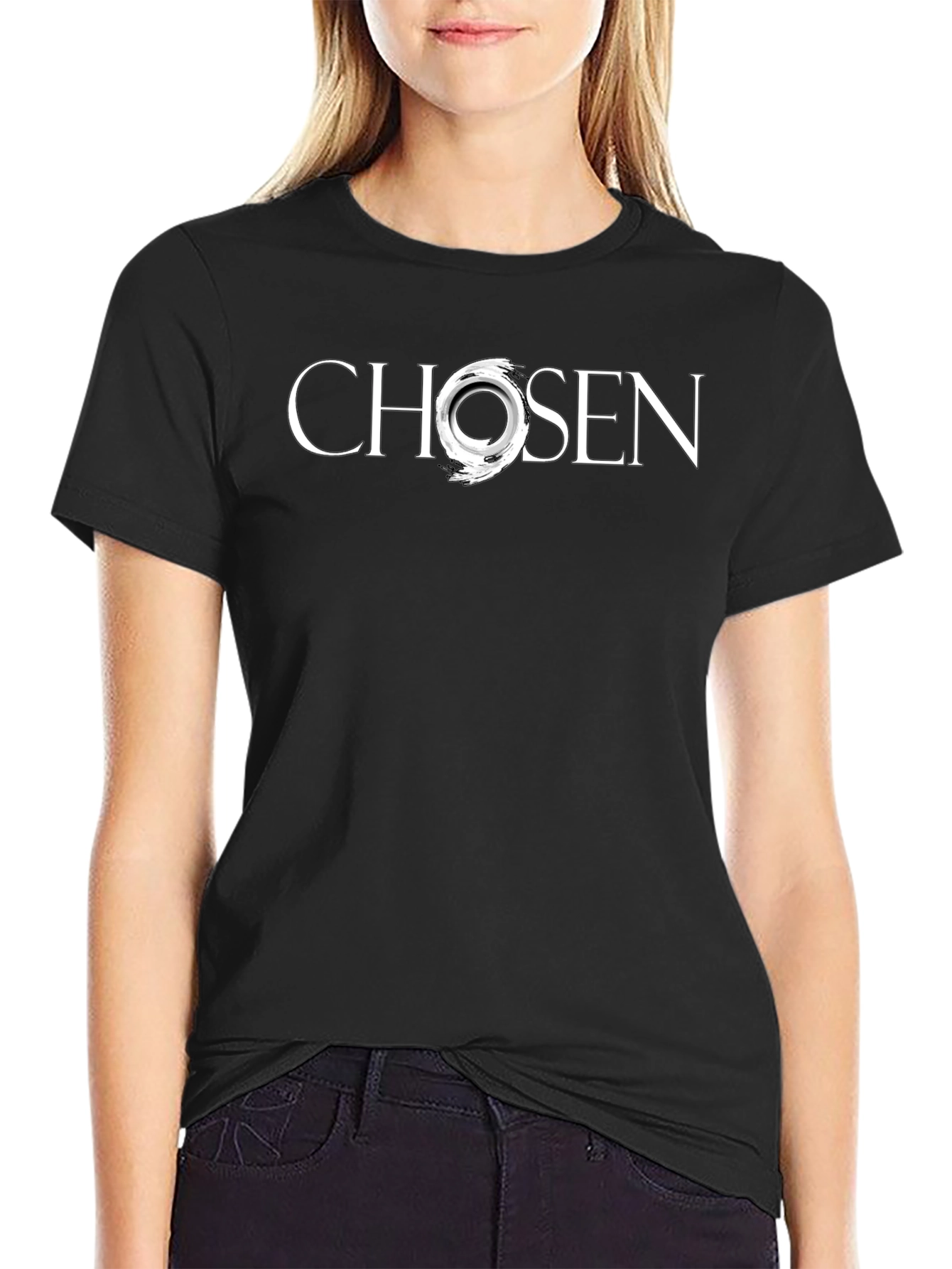 Chosen Graphic Tee - Stylish Black T-Shirt