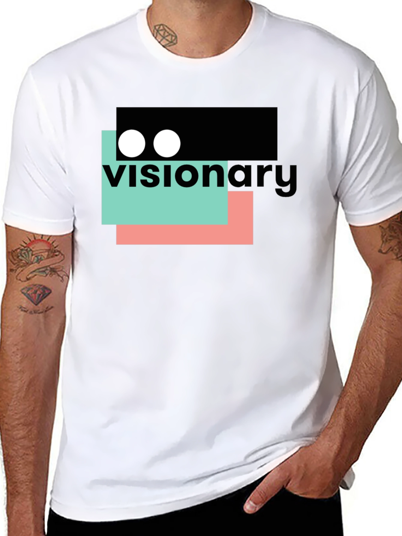 Visionary Graphic T-Shirt - Bold Design Soft Fabric