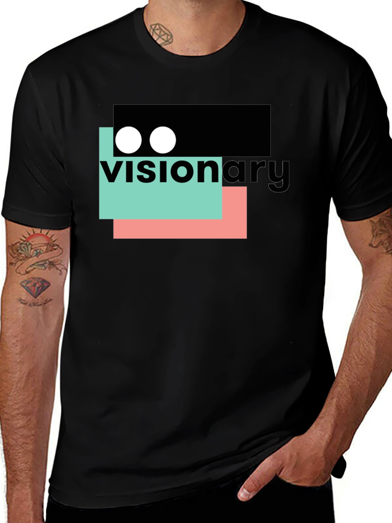 Visionary Graphic T-Shirt - Bold Design Soft Fabric