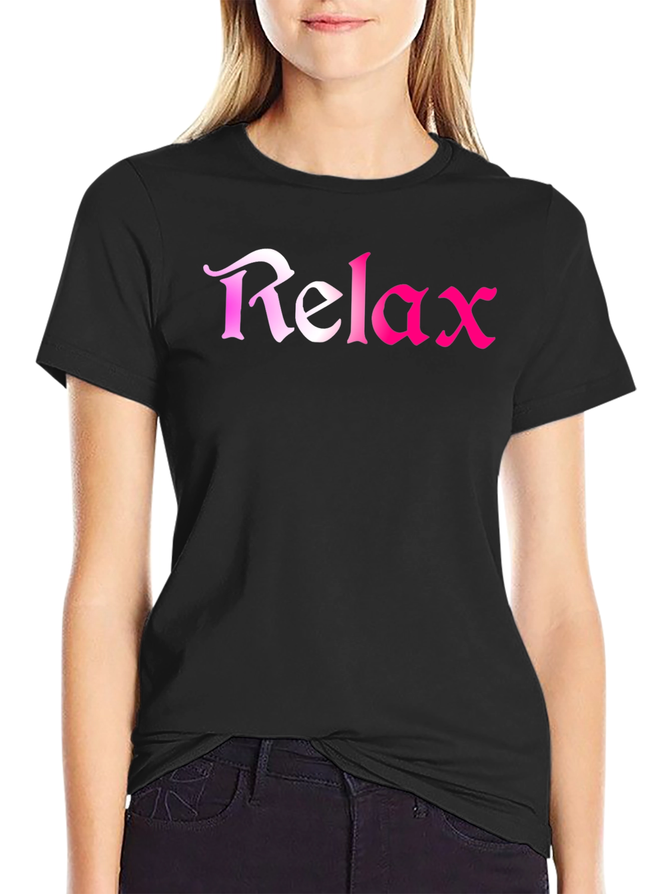Relax Black T-Shirt