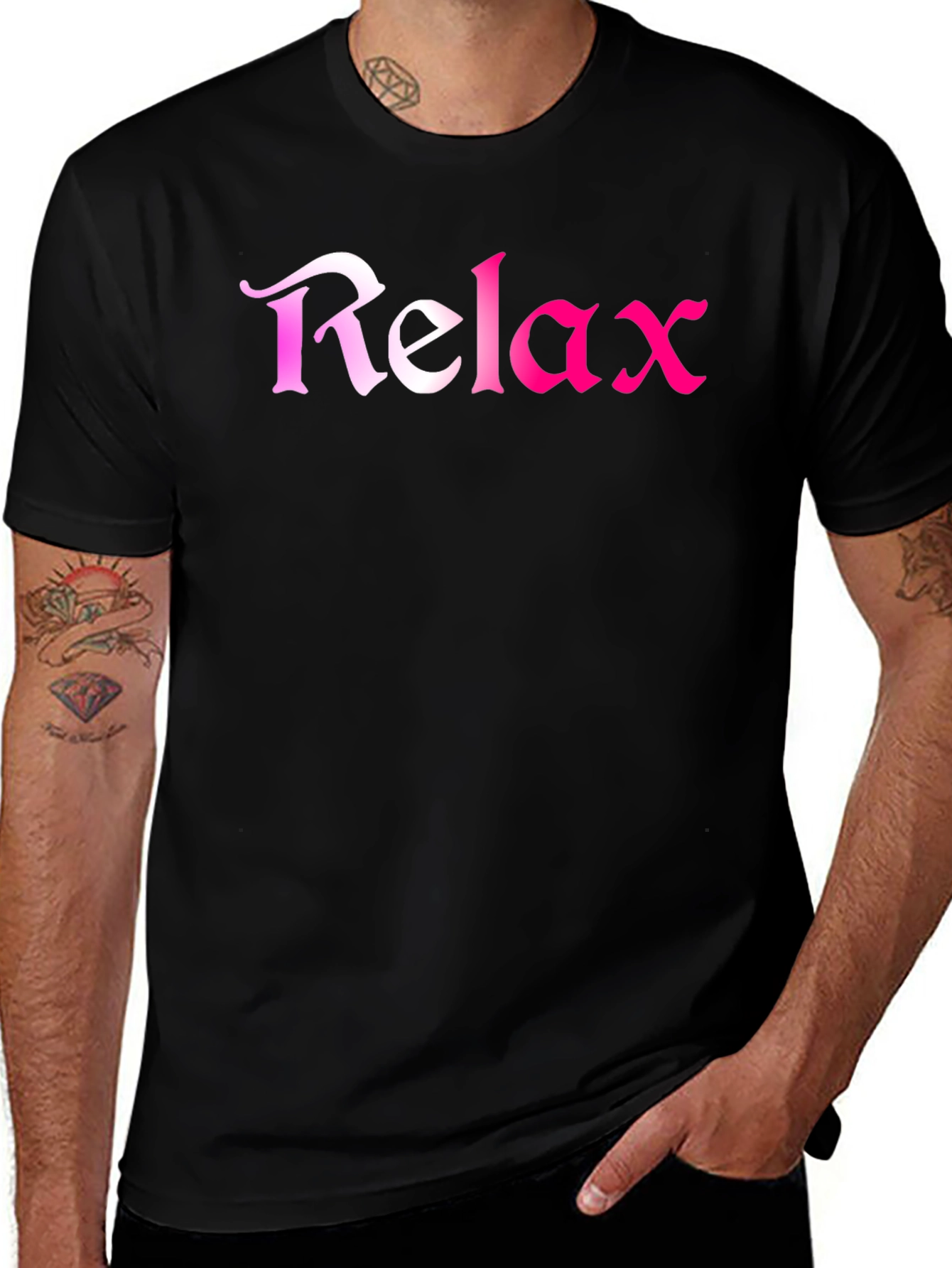Relax Black T-Shirt