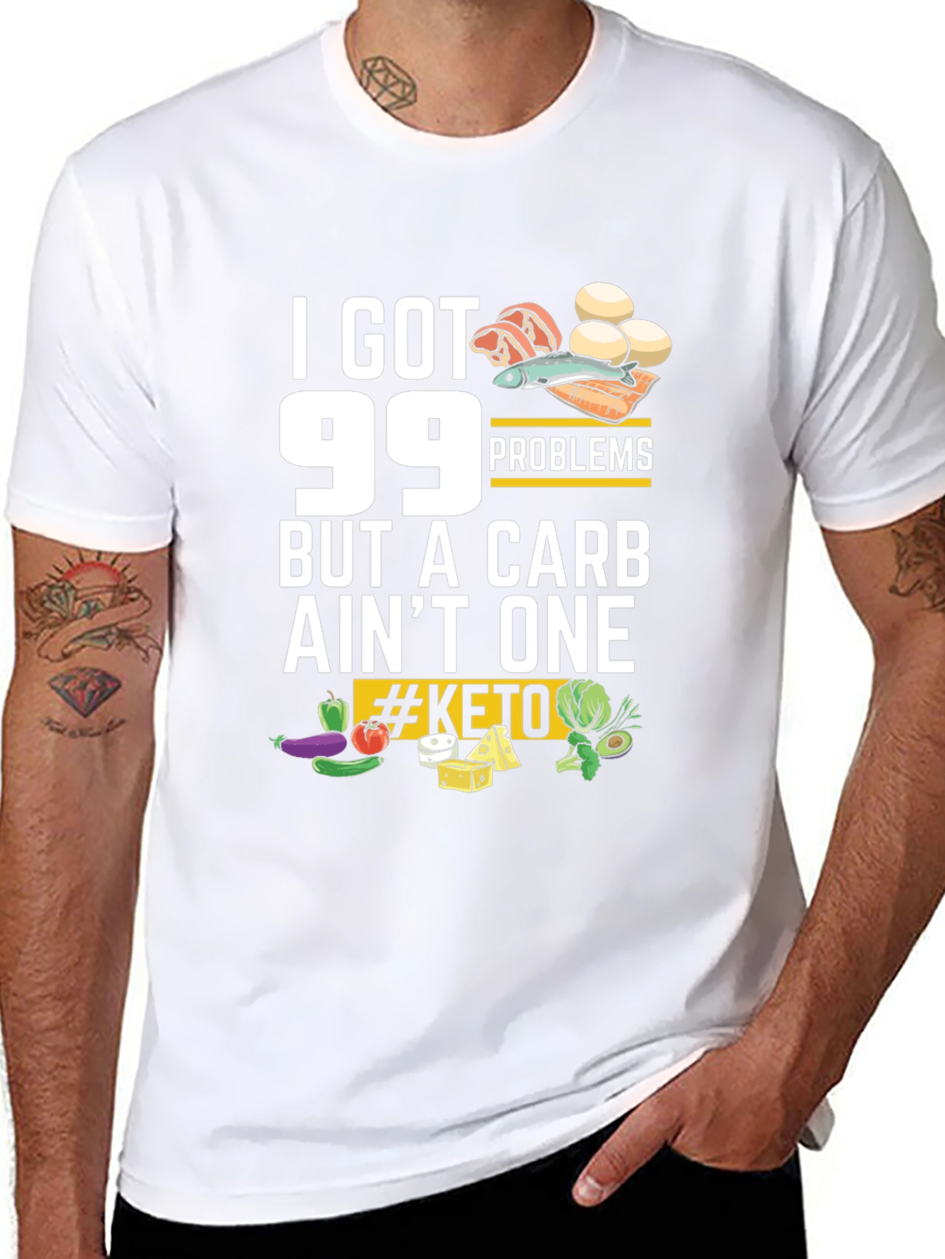 99 Problems But a Carb Aint One Keto T-Shirt
