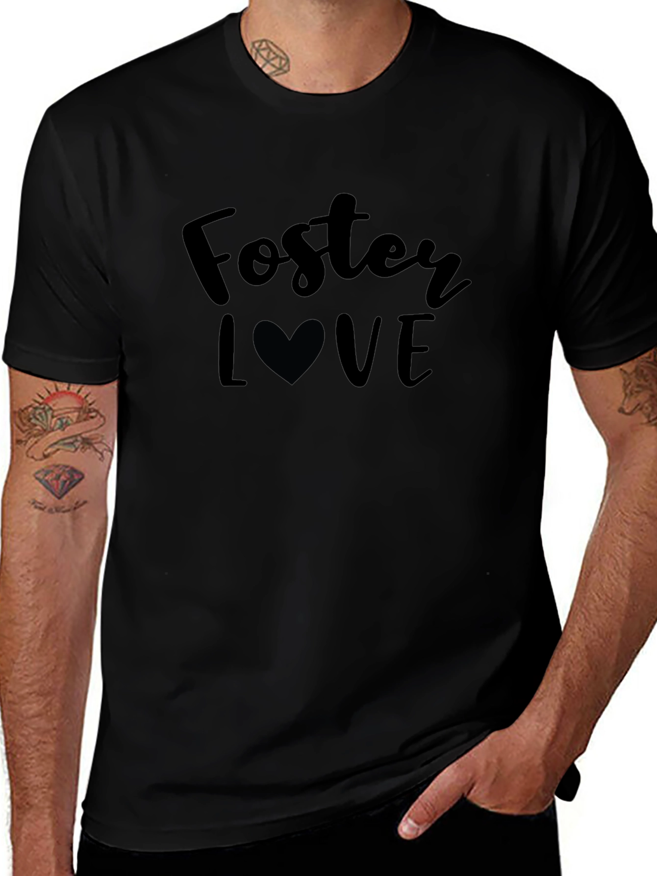 Foster Love Graphic Tee - Show Your Support!