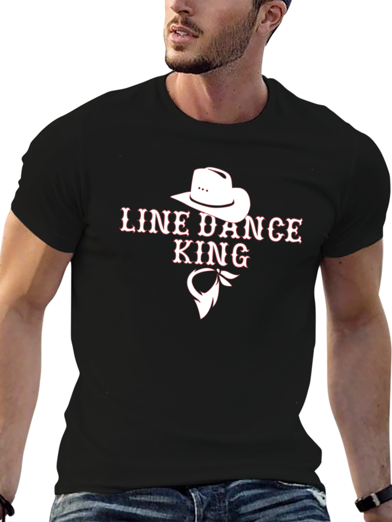 Line Dance King Graphic Tee