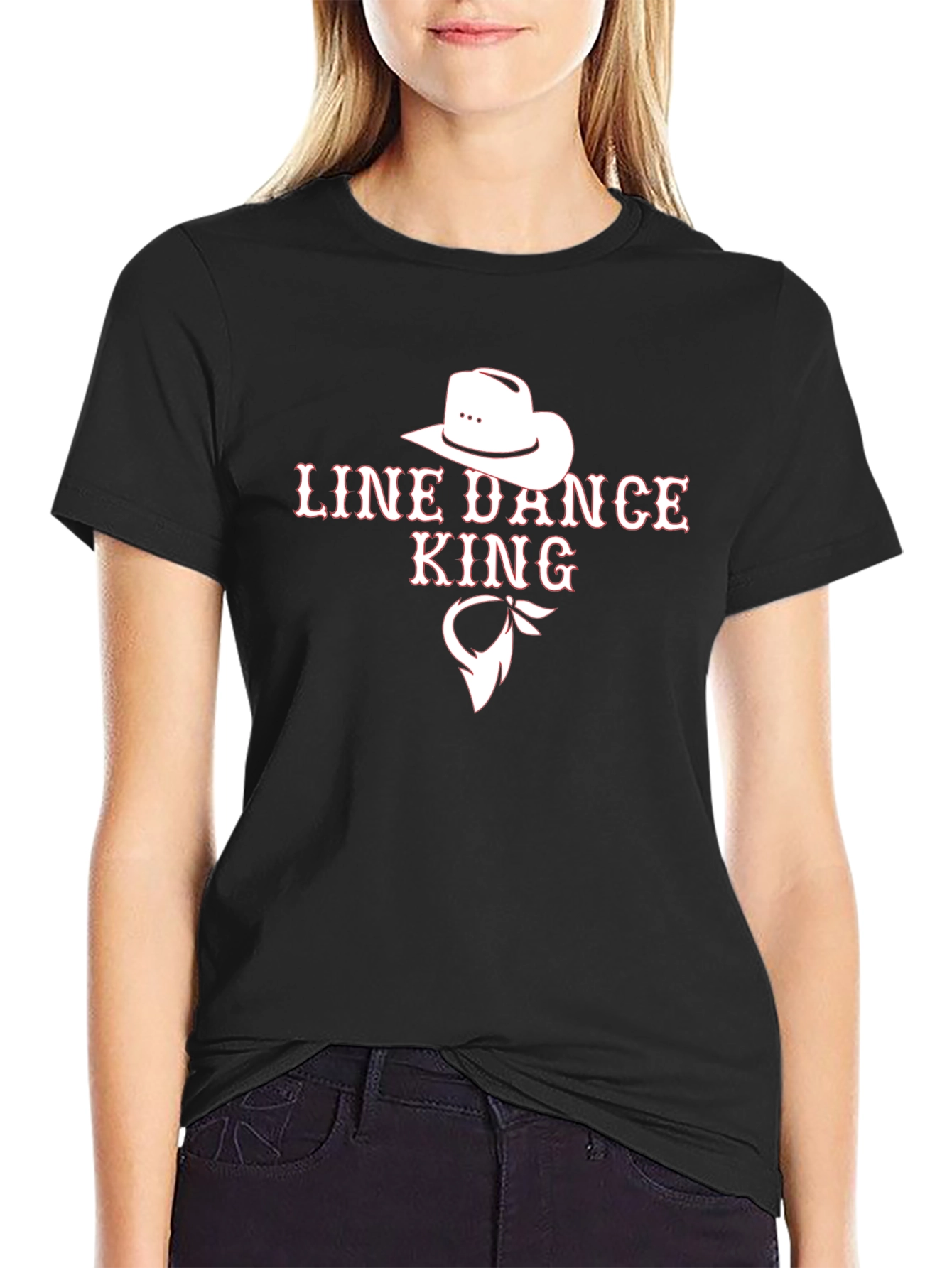 Line Dance King Graphic Tee