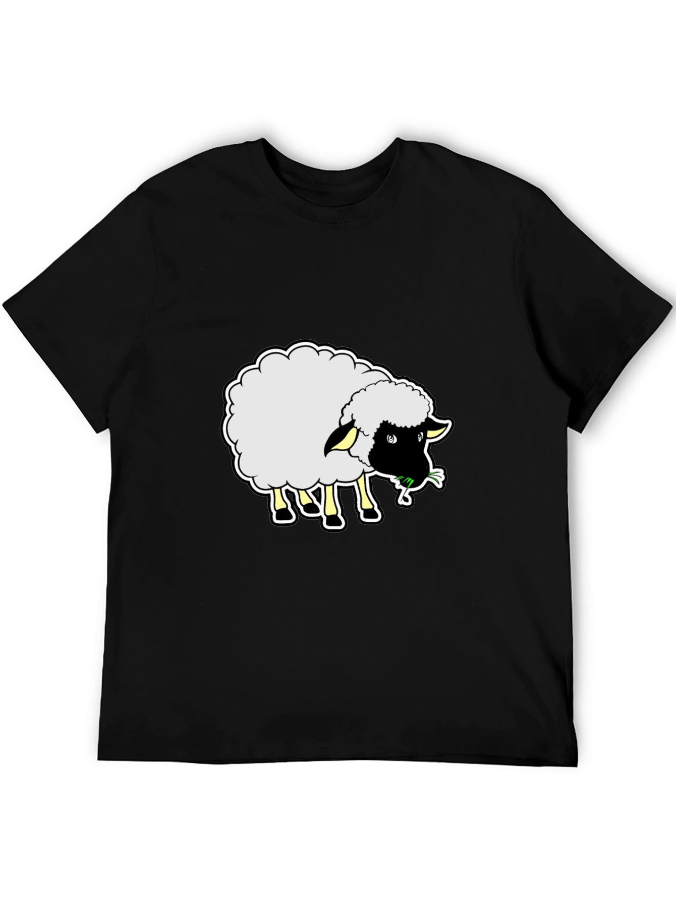 Sheep Graphic Black T-Shirt