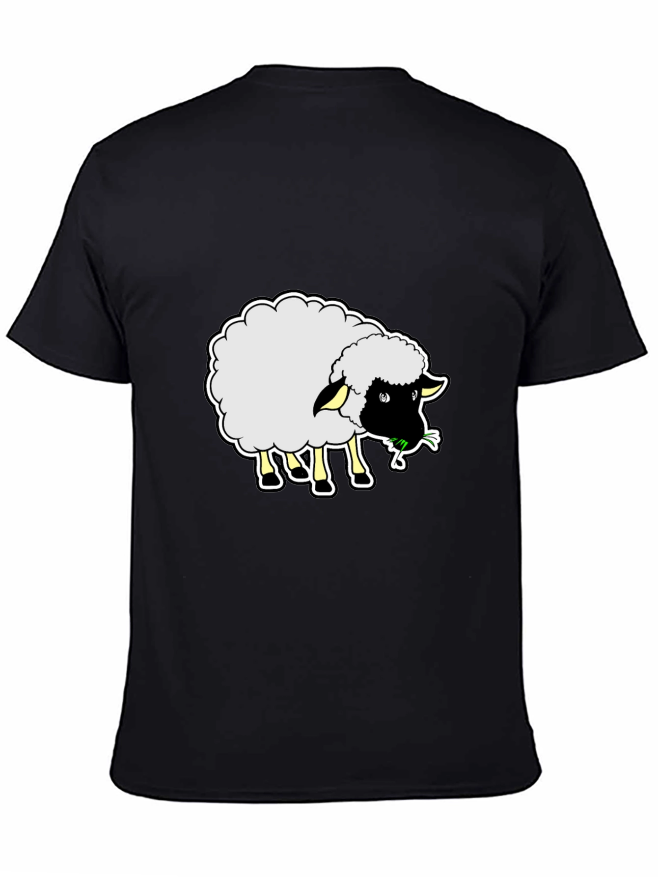 Sheep Graphic Black T-Shirt