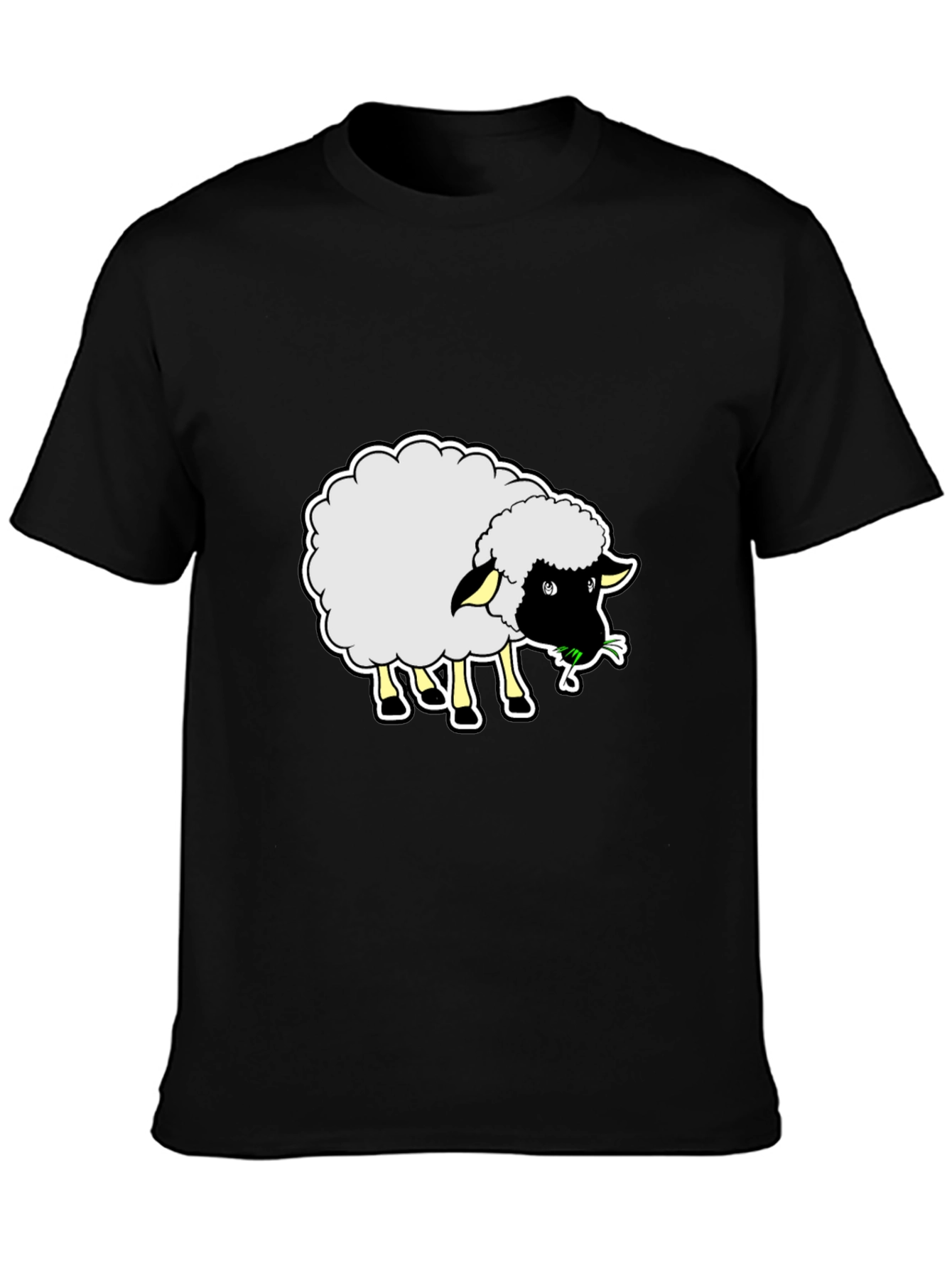 Sheep Graphic Black T-Shirt