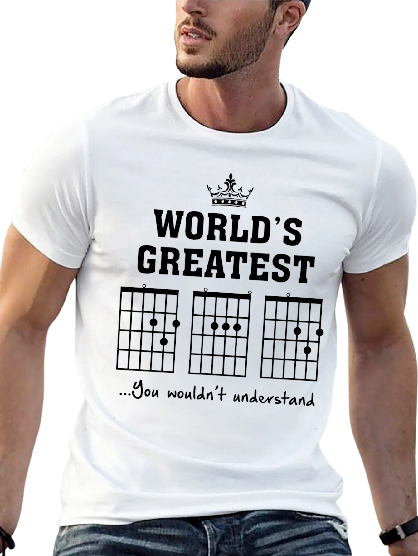 Worlds Greatest Guitar Player Black T-Shirt