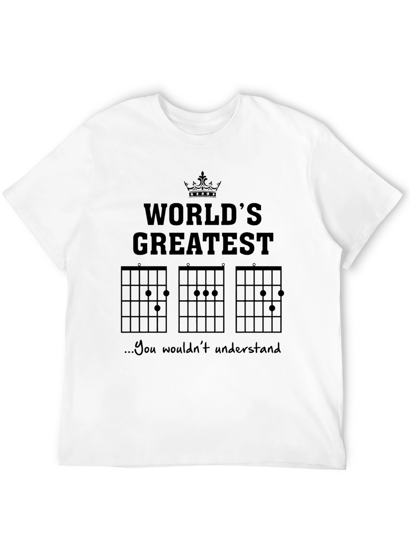 Worlds Greatest Guitar Player Black T-Shirt
