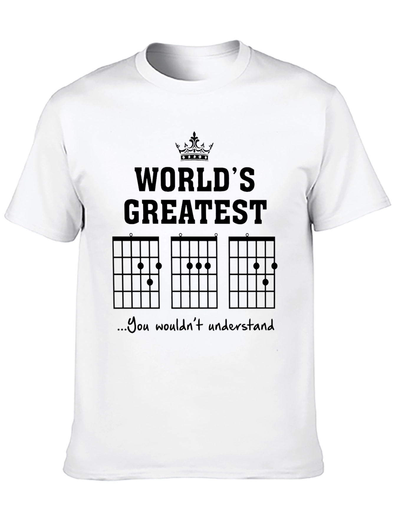 Worlds Greatest Guitar Player Black T-Shirt