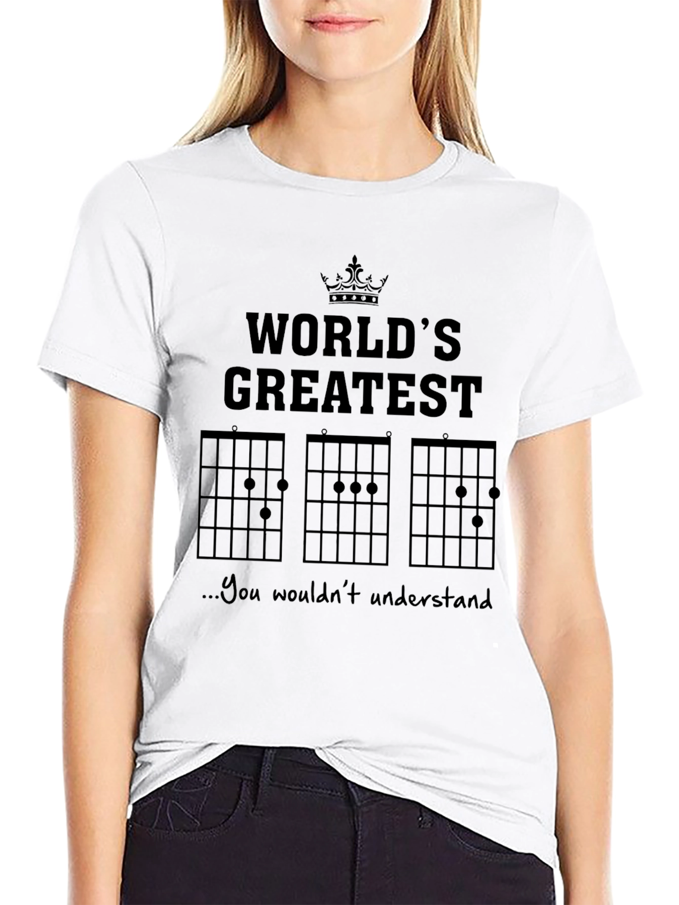 Worlds Greatest Guitar Player Black T-Shirt